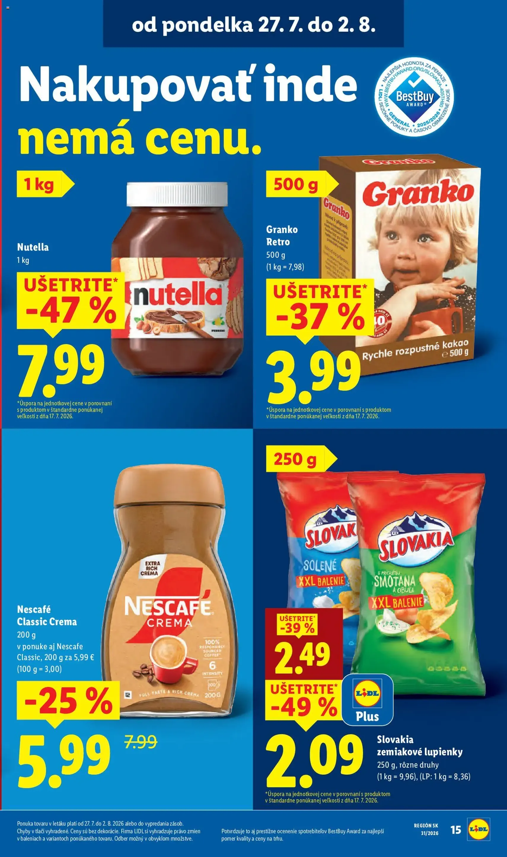 Lidl leták - platný leták od 27.07.2026 strana 20 z 108