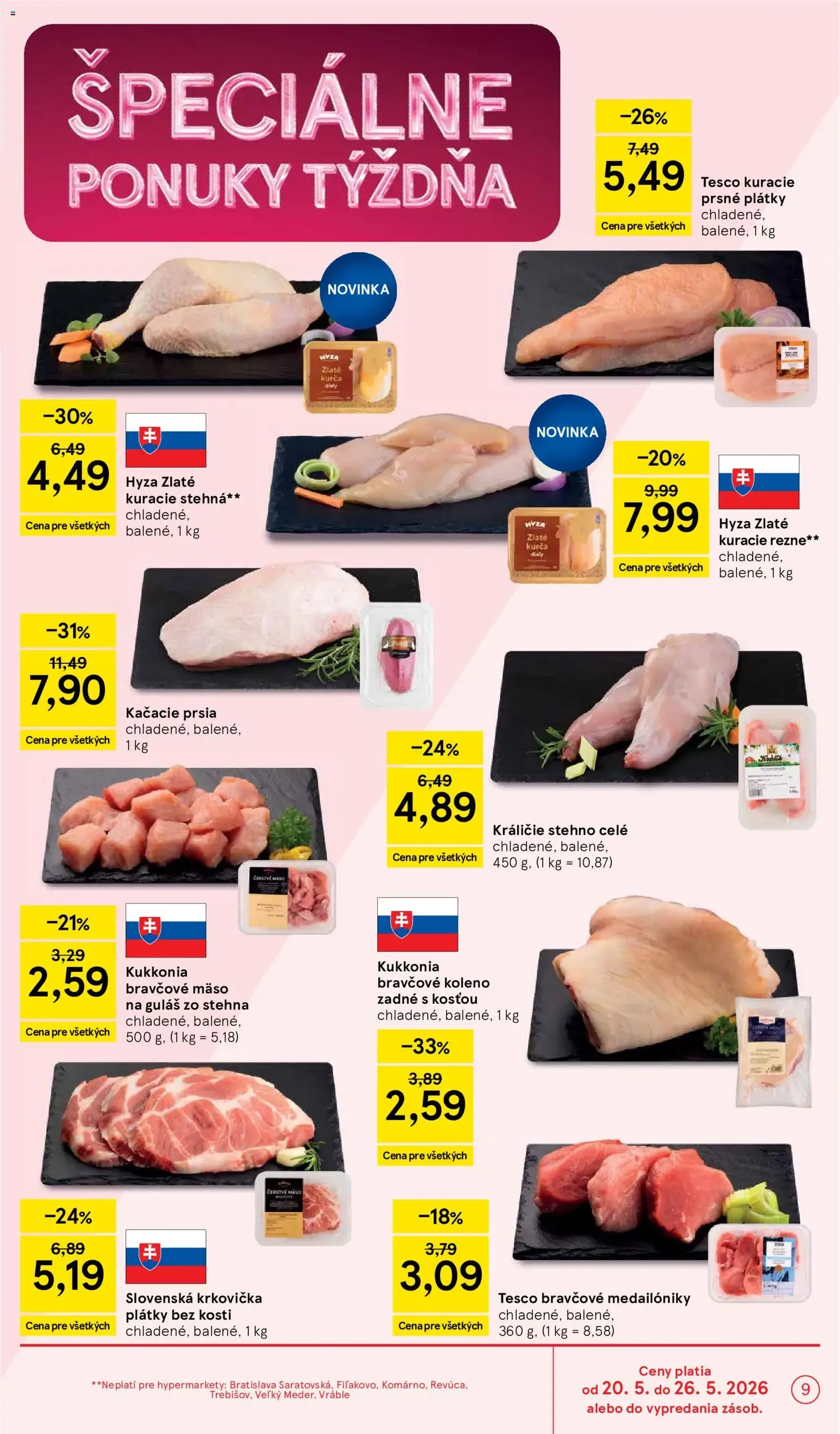 Tesco Hypermarket - leták - platný leták od 20.05.2026 strana 9 z 49