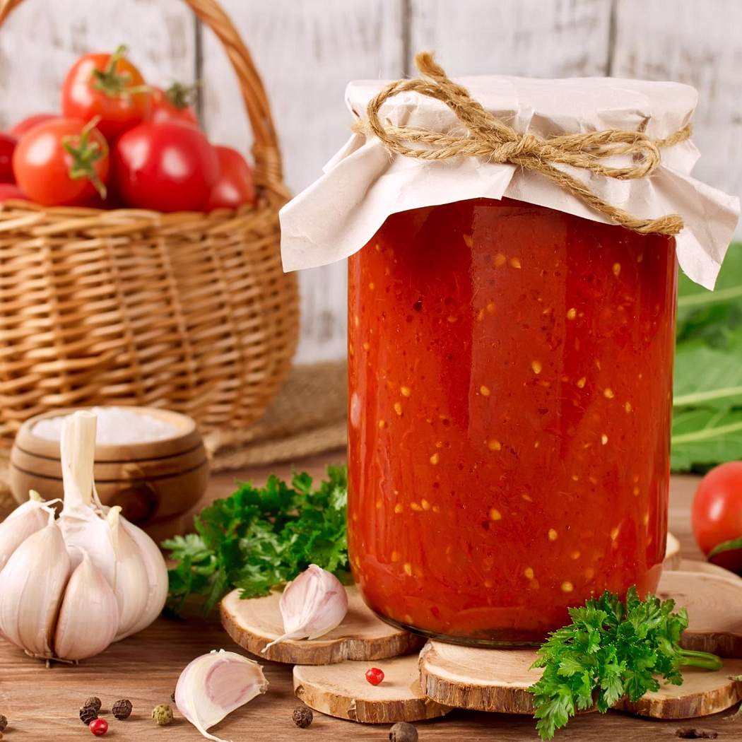 Salsa di pomodoro sterilizzata