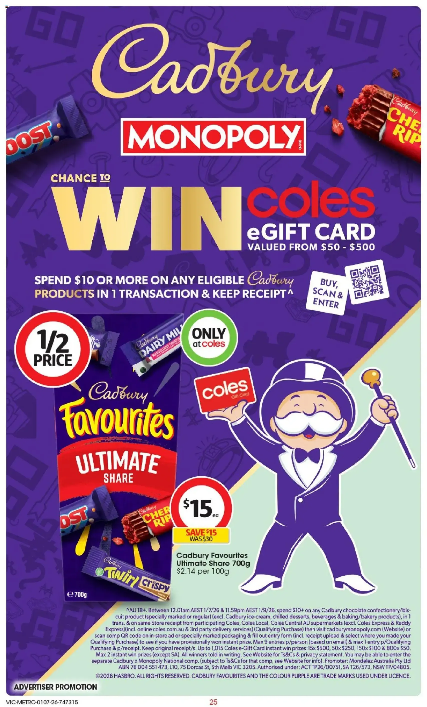 Coles catalogue - valid flyer from 01/07/2026, page 25 of 46