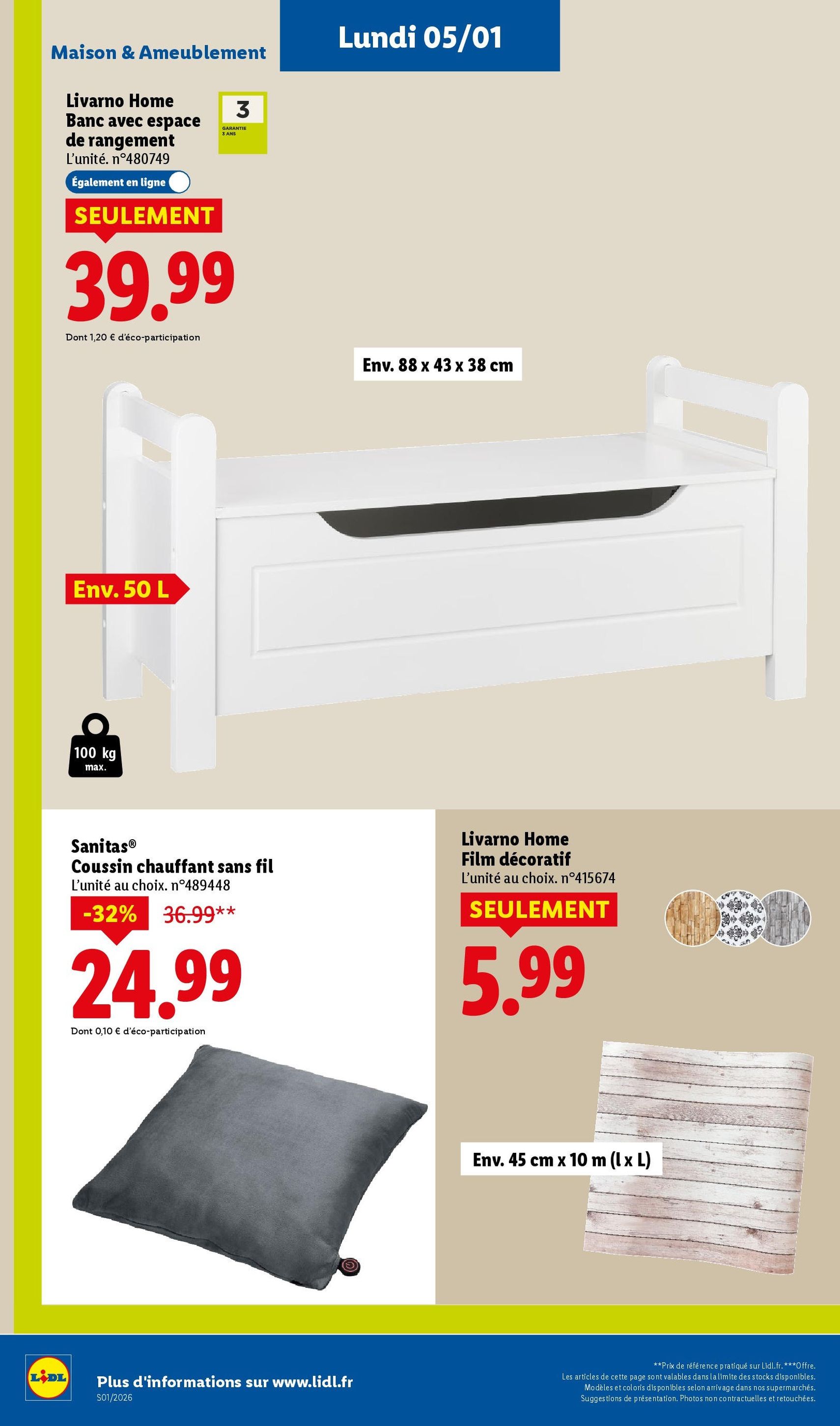 LIDL catalogue semaine 1 - brochure valable à partir du 03/01/2026, page 64 sur 77