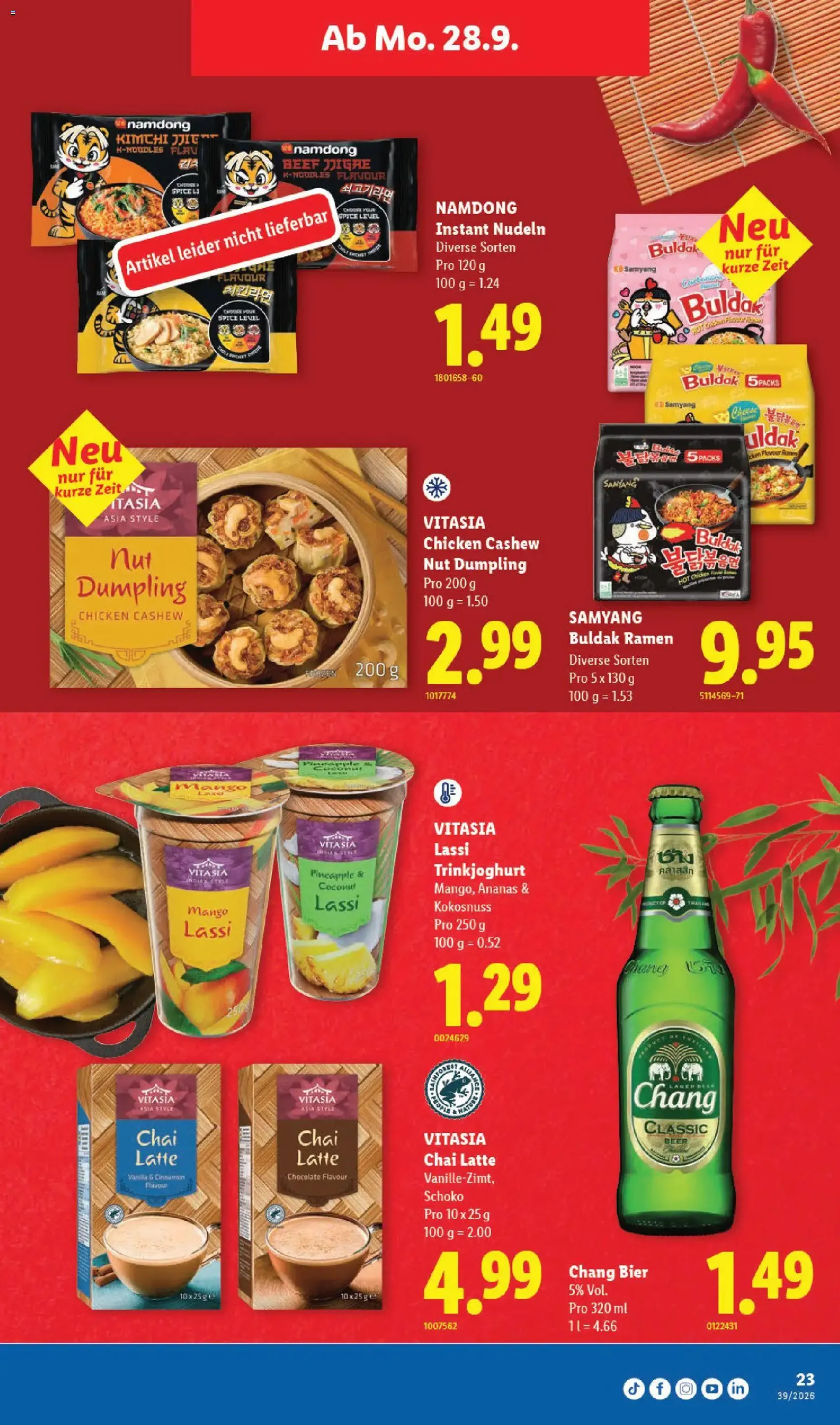 Lidl aktionen - Gültiger Prospekt ab 24.09.2026, Seite 23 von insgesamt 32