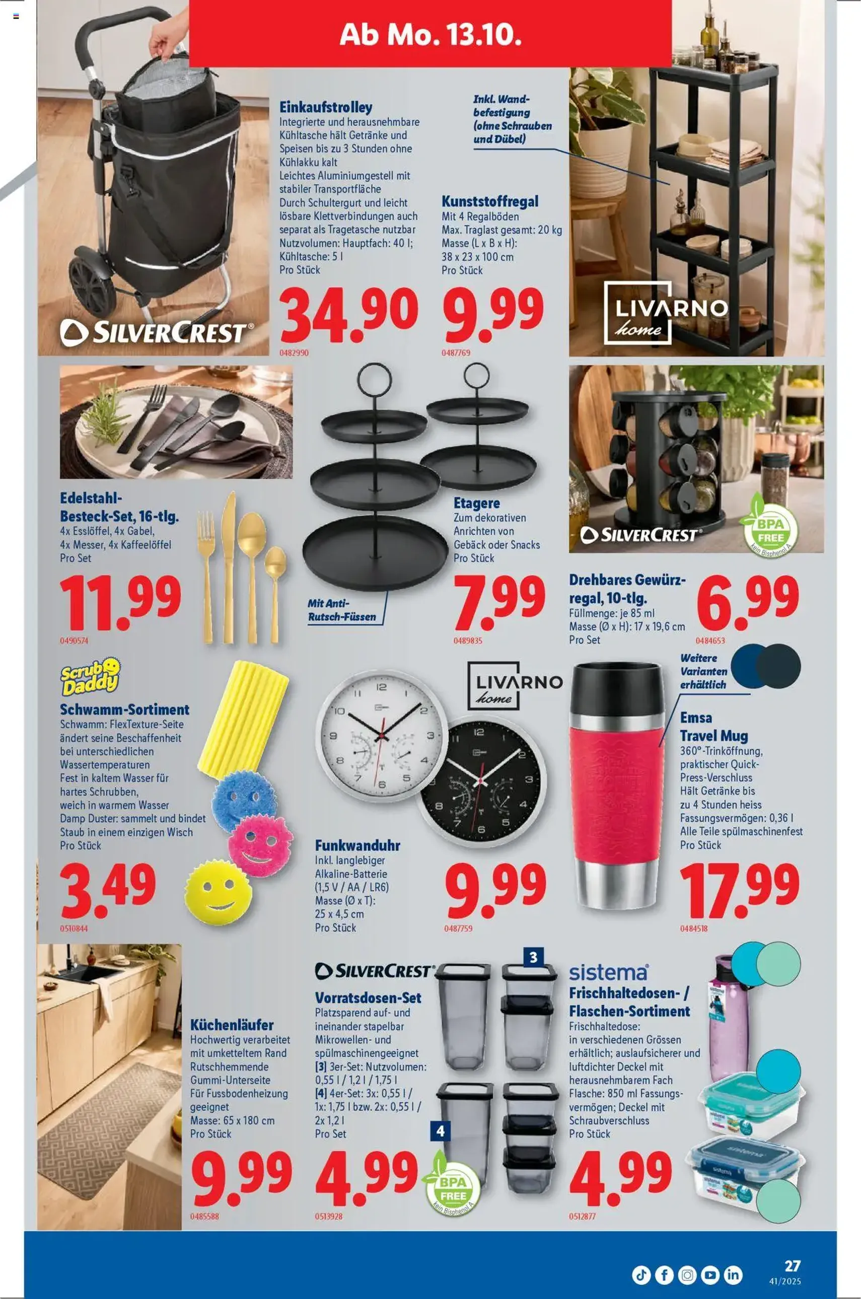 Lidl Aktionen - Gültiger Prospekt ab 09.10.2025, Seite 27 von insgesamt 32