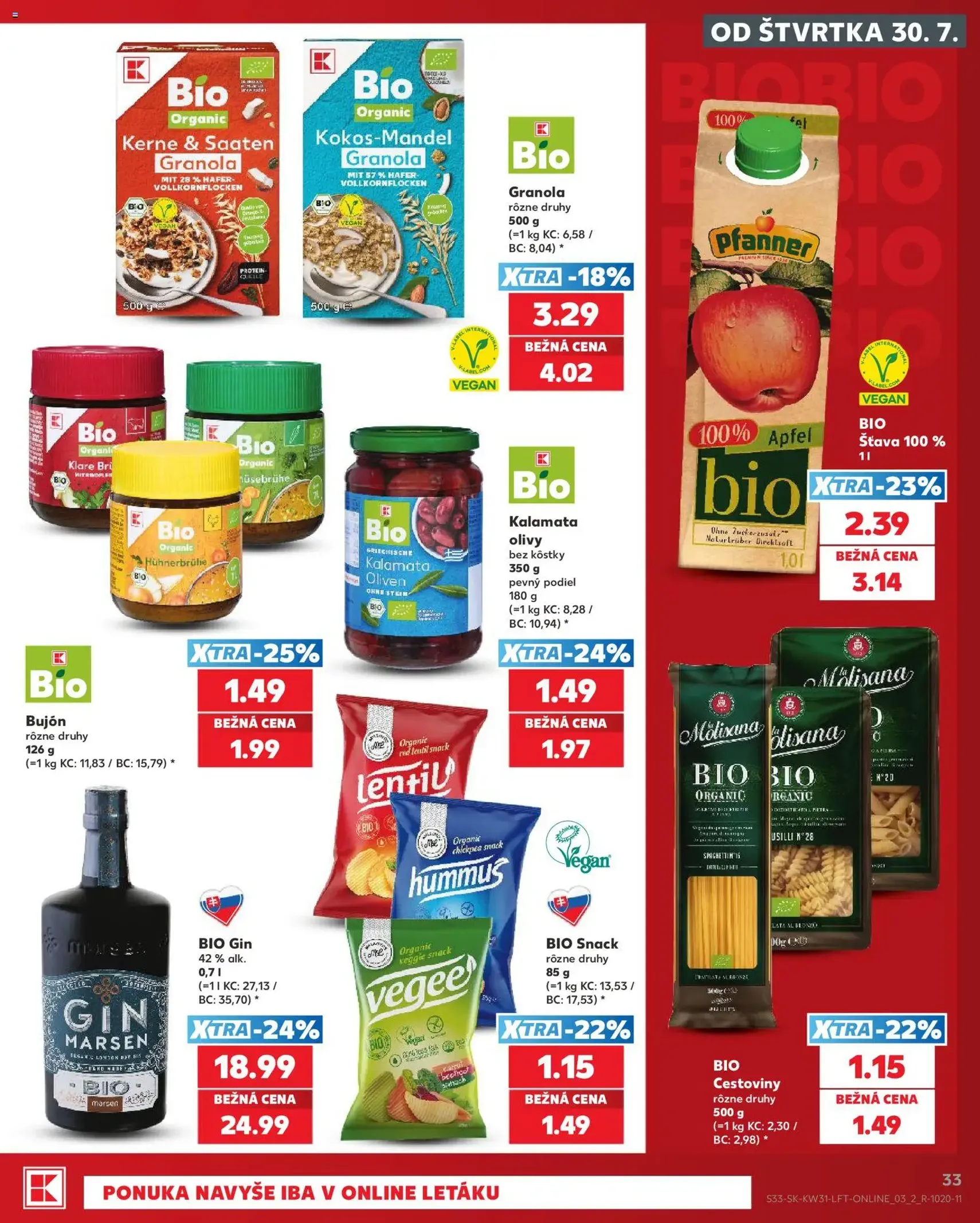 Kaufland leták - platný leták od 30.07.2026 strana 33 z 74