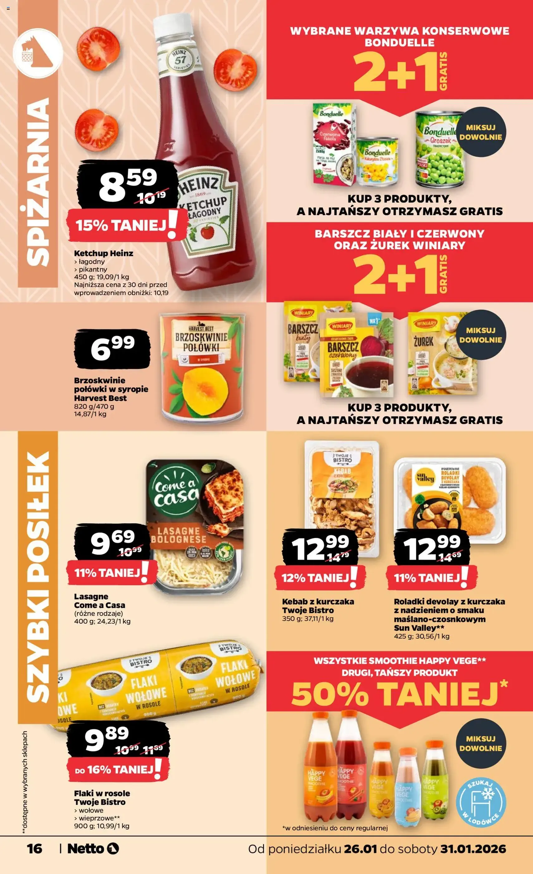 Netto gazetka - Spożywcza - ważny gazetka od 26.01.2026 strona 16 z 30
