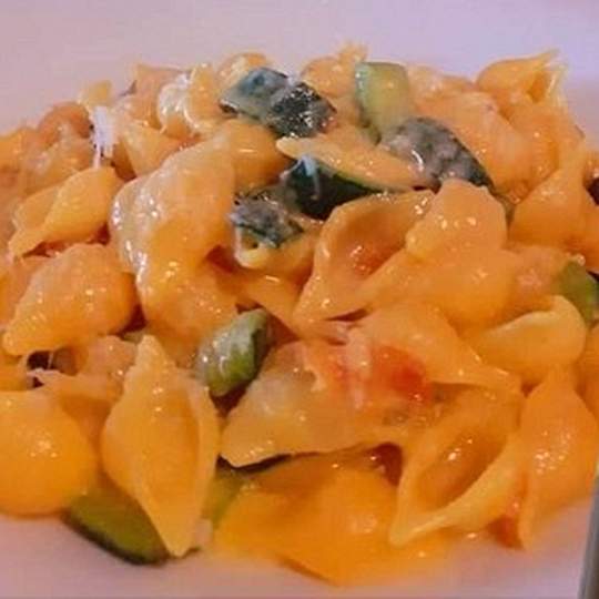 Anteprima ricetta Pasta speck e zafferano