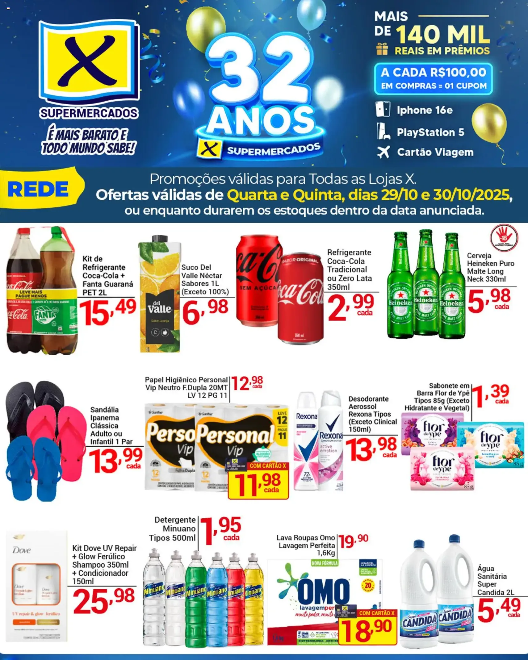 X Supermercados - Ofertas da semana - folheto válido a partir de 29/10/2025 página 3 de 3