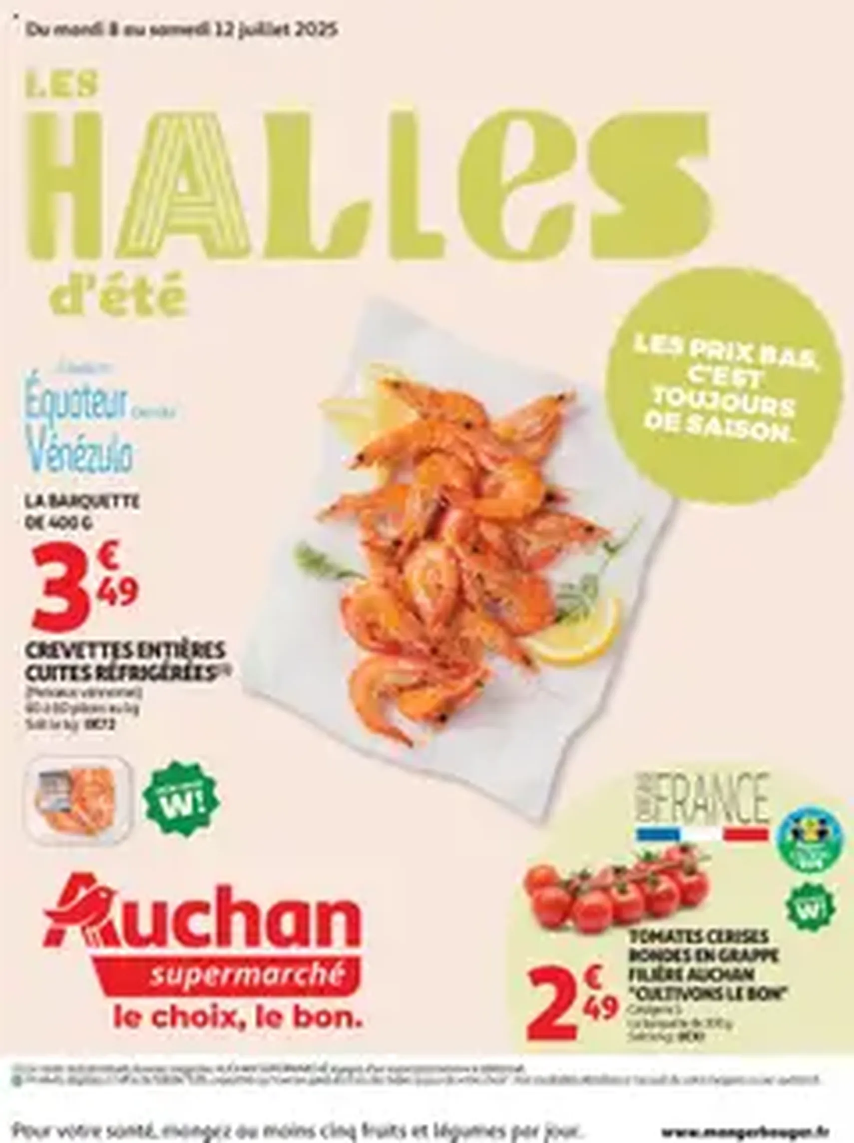 Auchan folder / publicité - geldige folder vanaf 08/07/2025 pagina 1 van 1