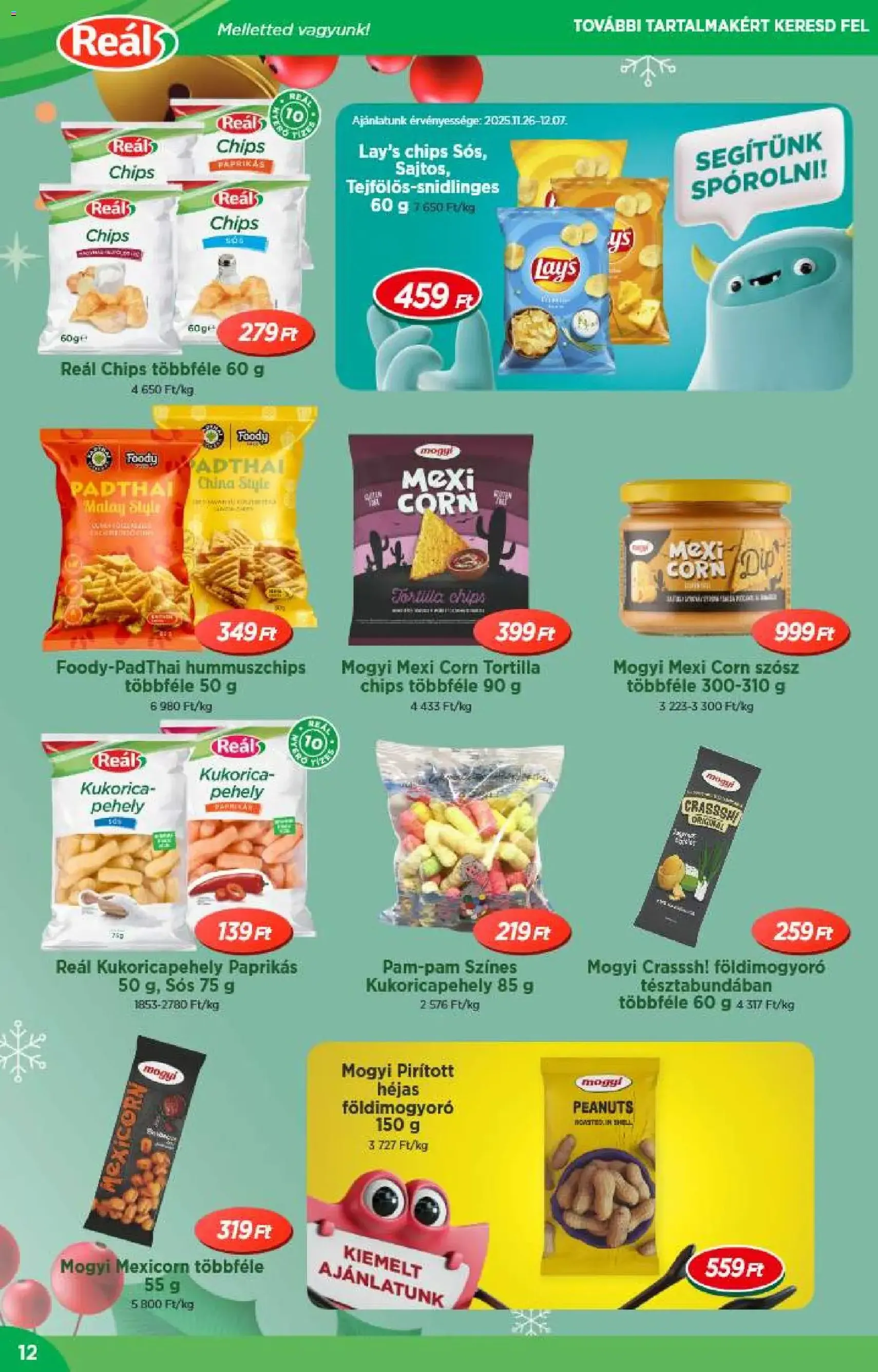 Reál Akciós újság - 2025.12.10. érvényes szórólap 12 oldal 20 oldalból
