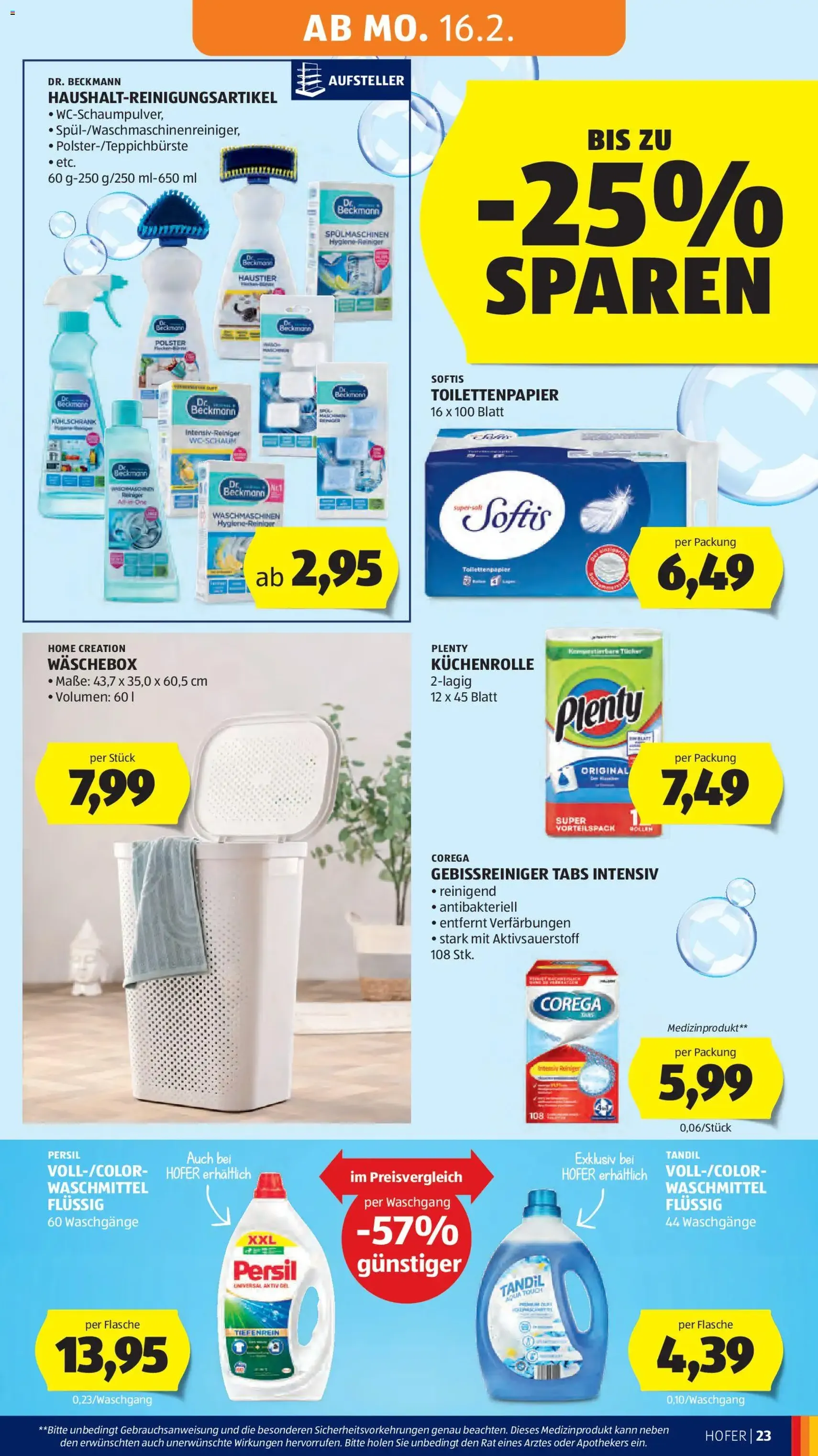 Hofer Flugblatt - Gültiger Prospekt ab 13.02.2026, Seite 27 von insgesamt 41