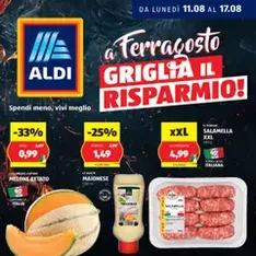 Volantino Aldi - anteprima volantino valido dal 11/08/2025