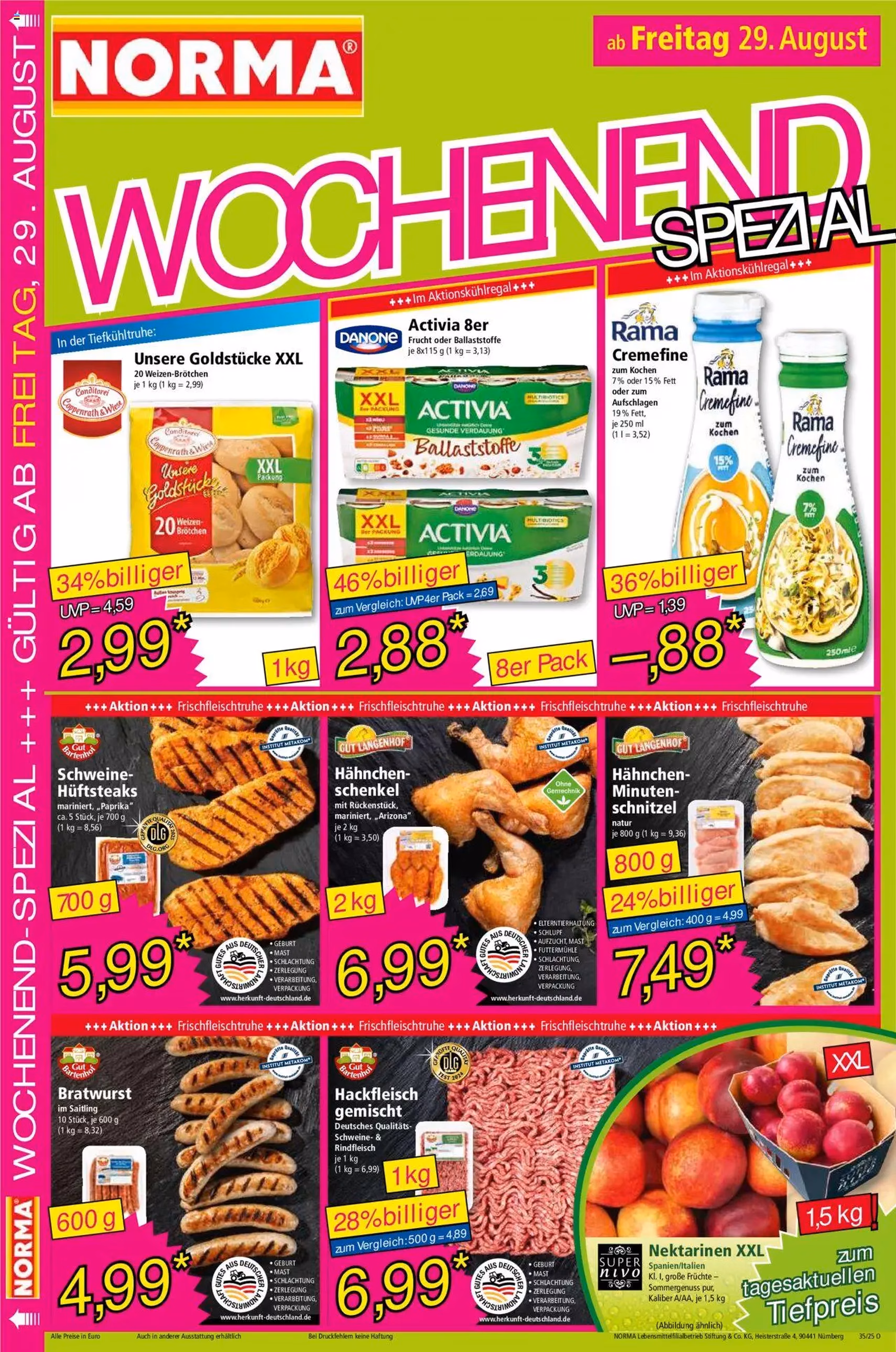 Norma Prospekt - Gültiger Prospekt ab 25.08.2025, Seite 16 von insgesamt 18 Norma Prospekt - Gültiger Prospekt ab 25.08.2025, Seite 16 von insgesamt 18