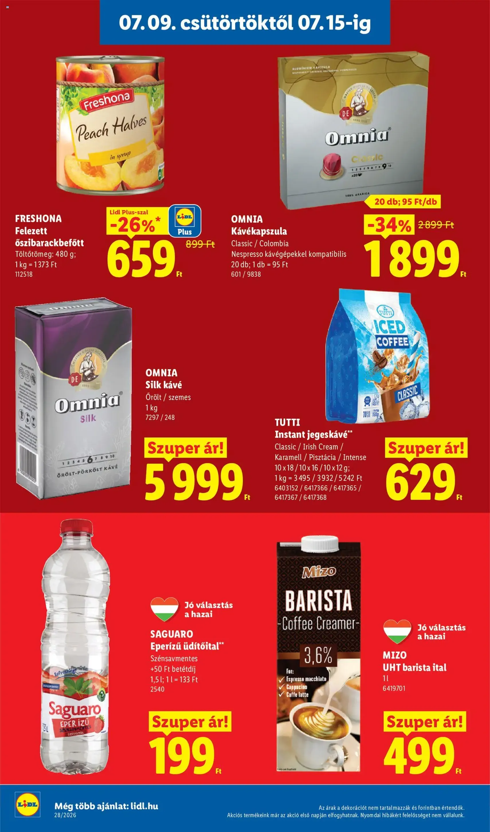 Lidl akciós újság - 2026.07.09. érvényes szórólap 16 oldal 80 oldalból