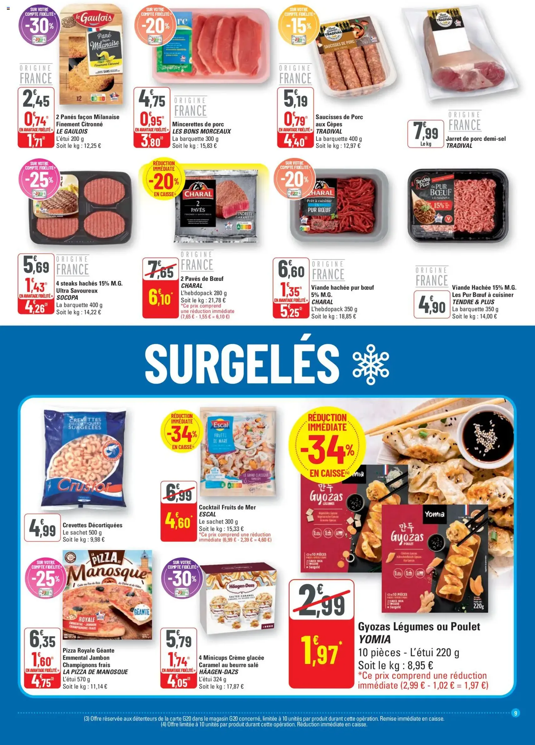 G20 Supermarchés catalogue - brochure valable à partir du 22/10/2025, page 9 sur 20 G20 Supermarchés catalogue - brochure valable à partir du 22/10/2025, page 9 sur 20