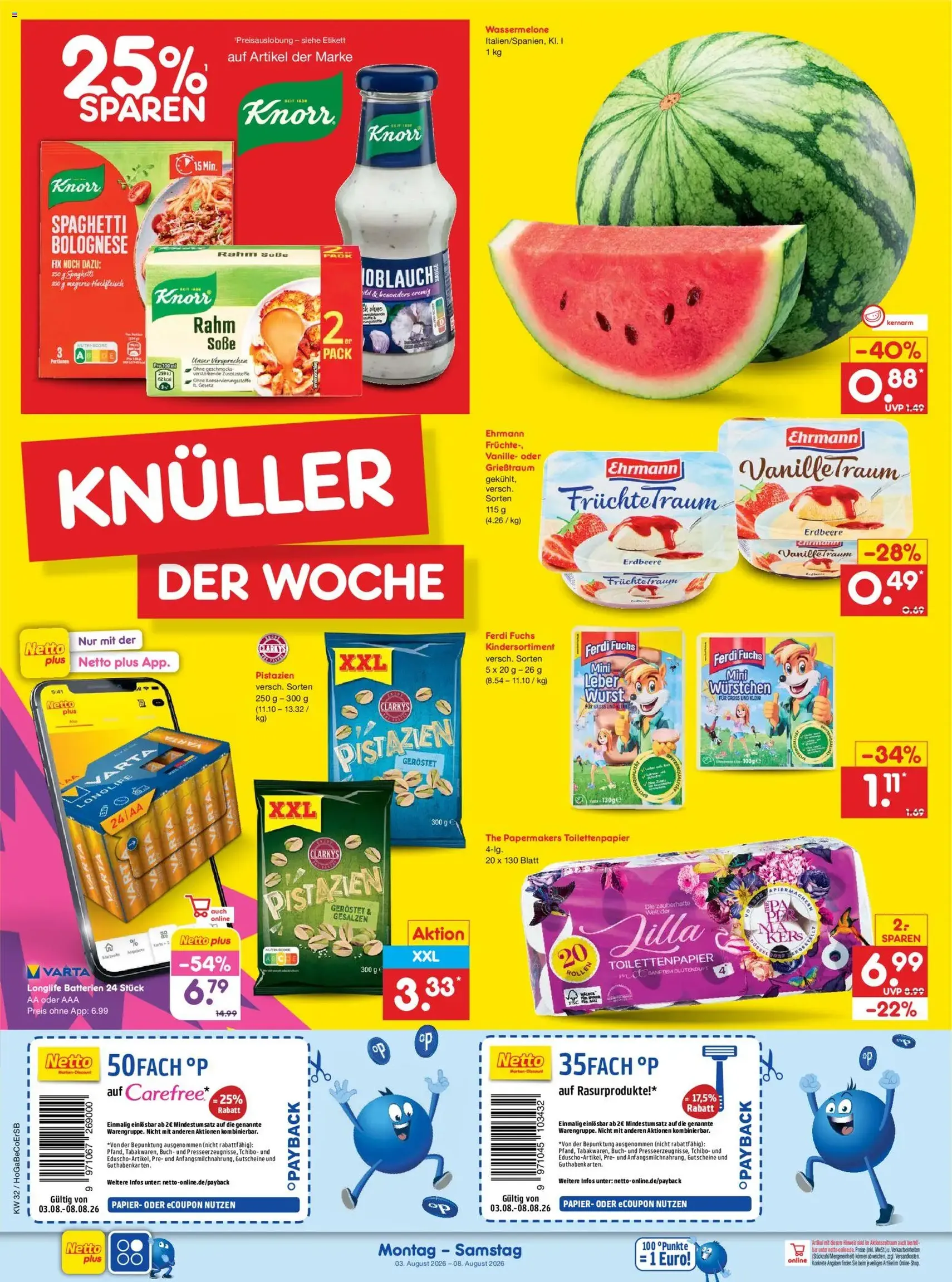 Netto Marken-Discount Prospekt - Gültiger Prospekt ab 03.08.2026, Seite 2 von insgesamt 55
