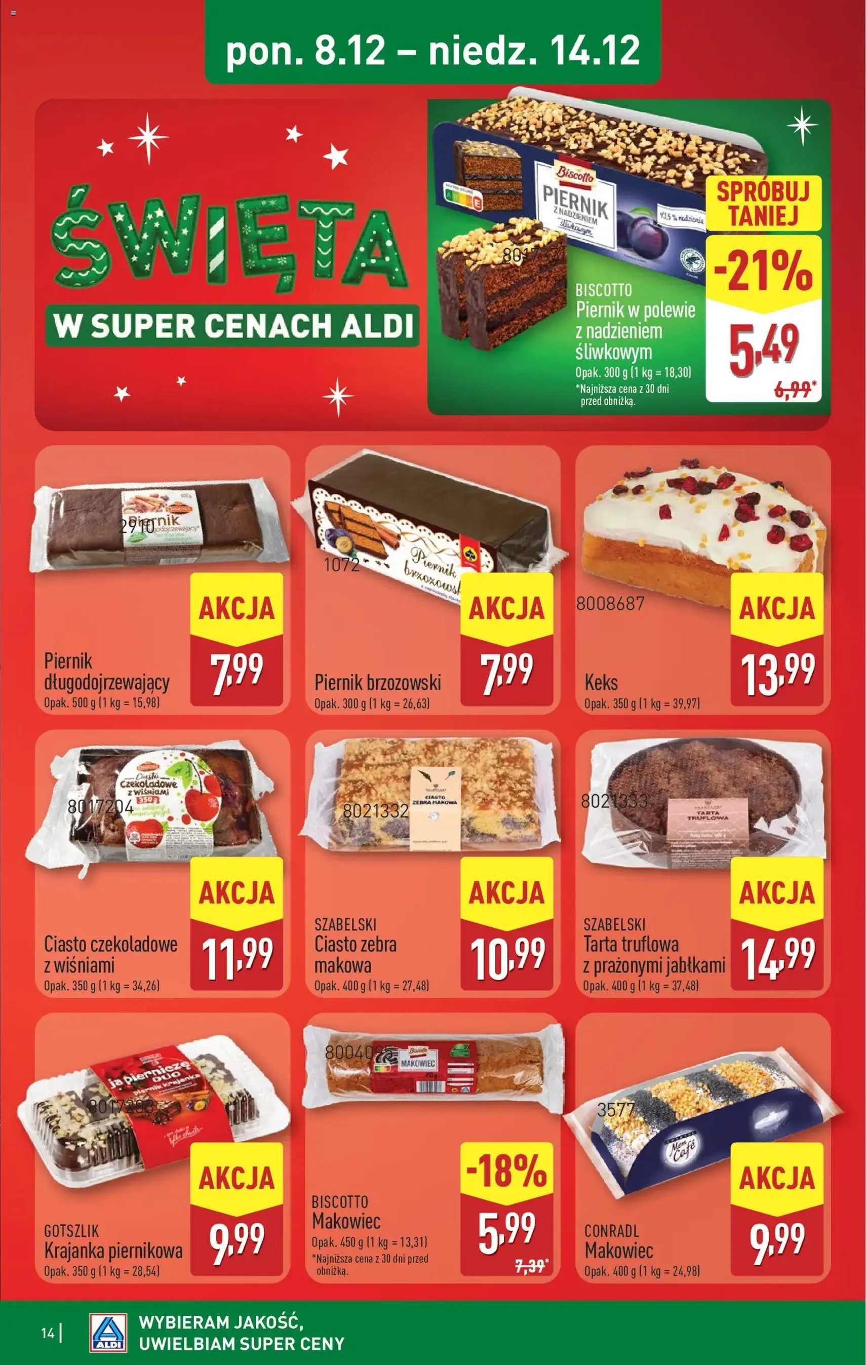 Aldi Gazetka - ważny gazetka od 08.12.2025 strona 14 z 52