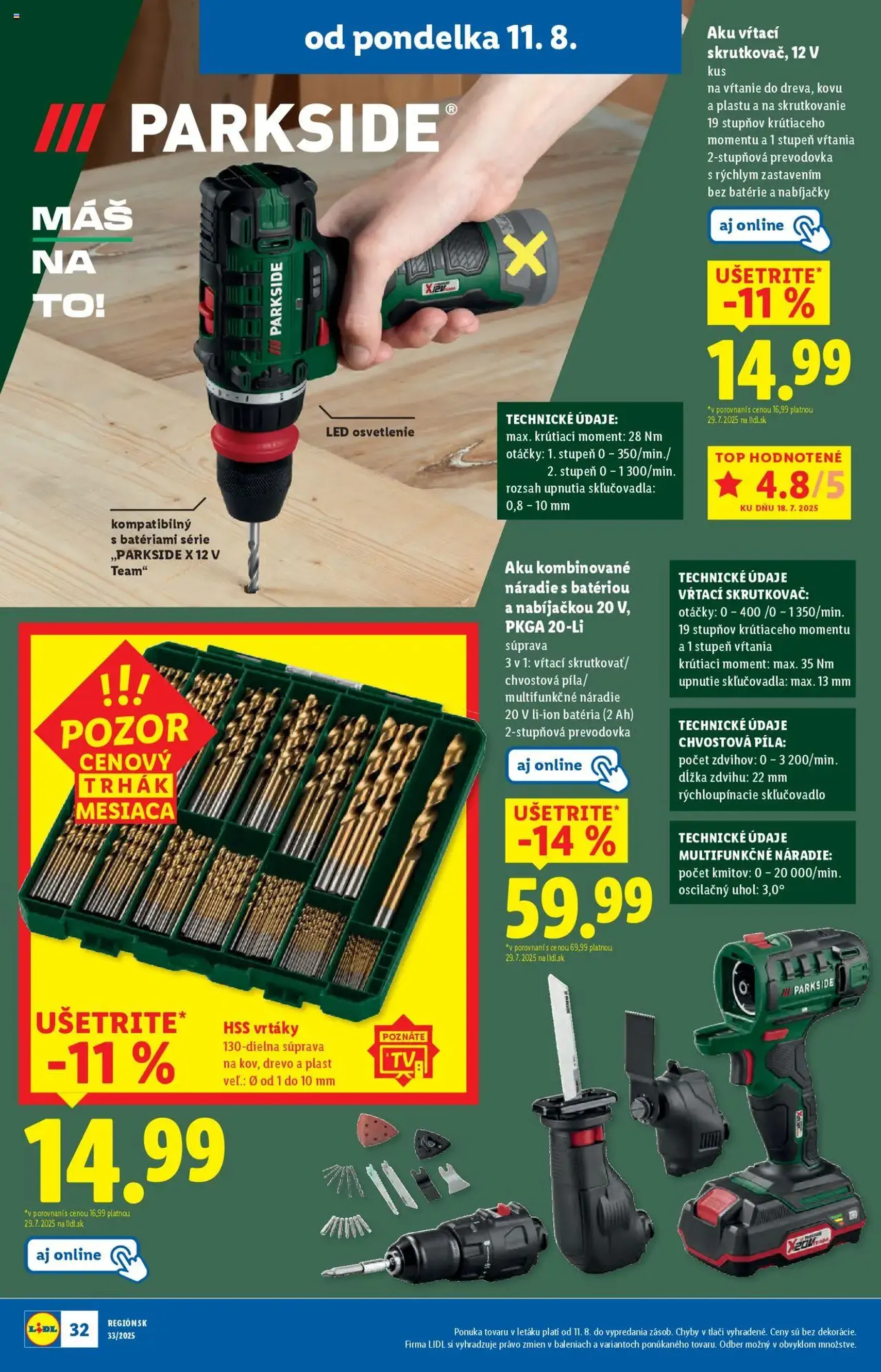 Lidl leták - platný leták od 11.08.2025 strana 38 z 93