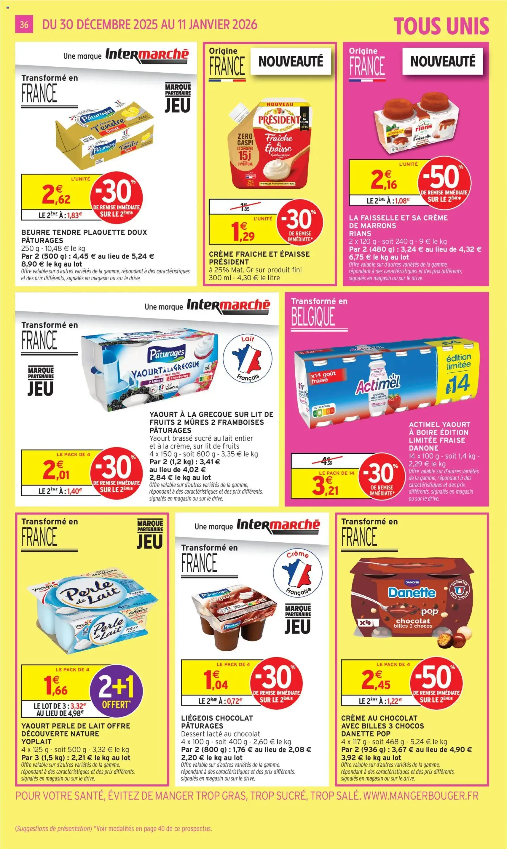 Intermarché - Découvrez nos offres de la semaine - brochure valable à partir du 30/12/2025, page 36 sur 56