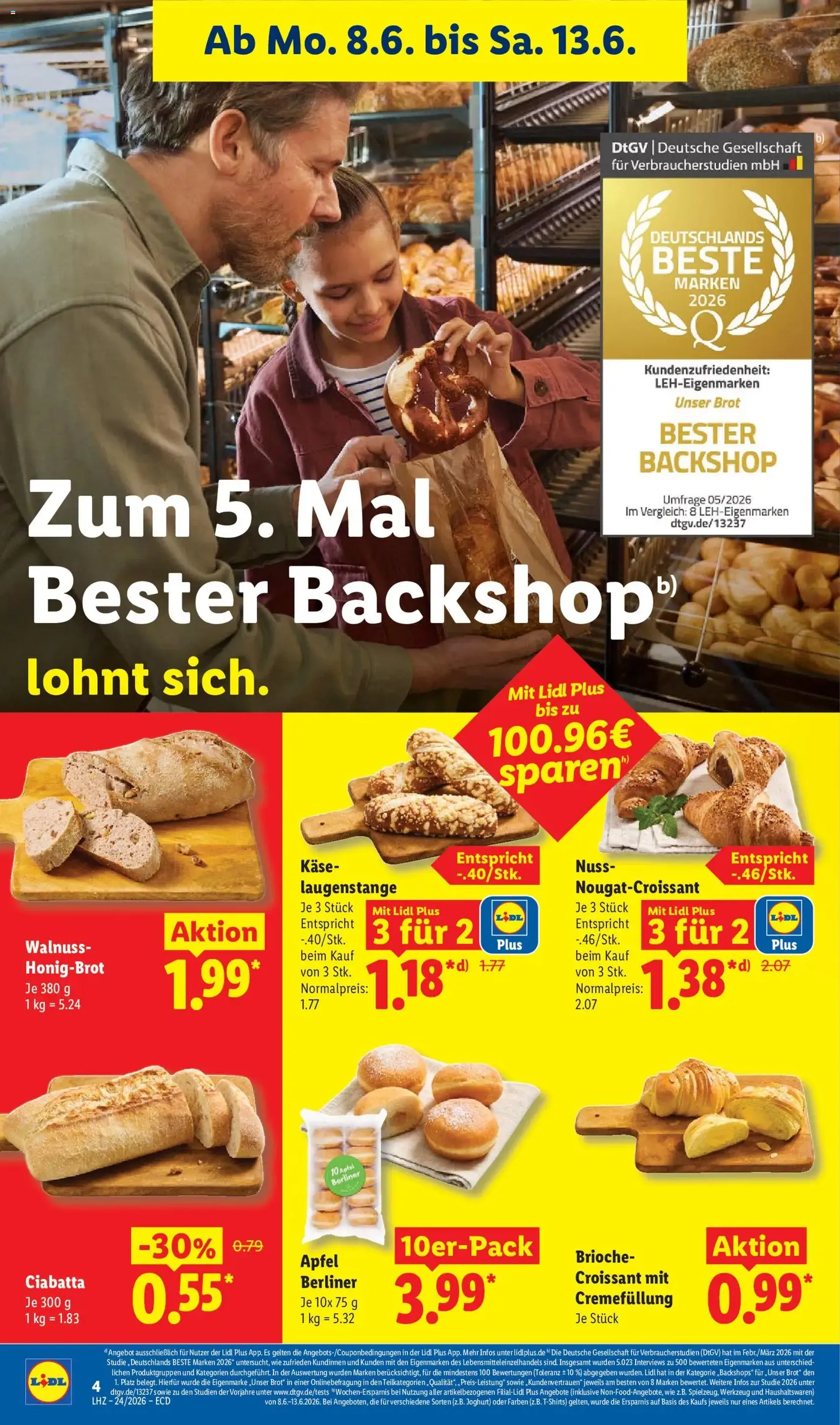 Lidl Prospekt - Gültiger Prospekt ab 08.06.2026, Seite 12 von insgesamt 73