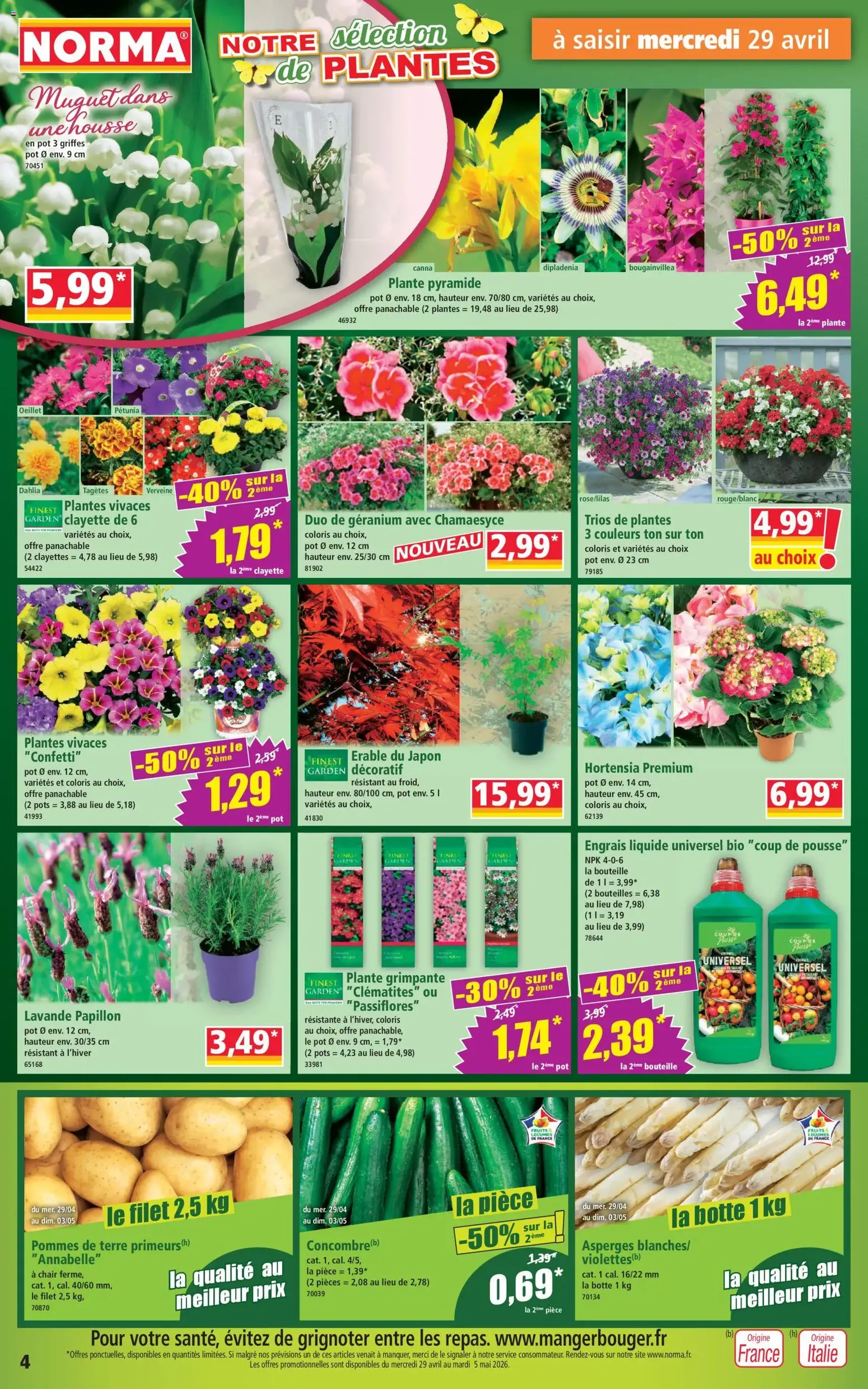 Norma catalogue - brochure valable à partir du 29/04/2026, page 4 sur 14