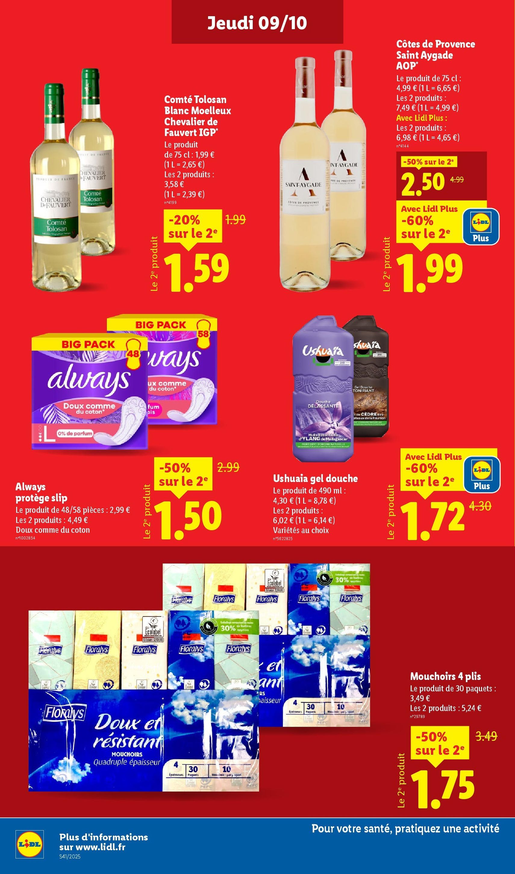 LIDL catalogue semaine 41 - brochure valable à partir du 09/10/2025, page 16 sur 73