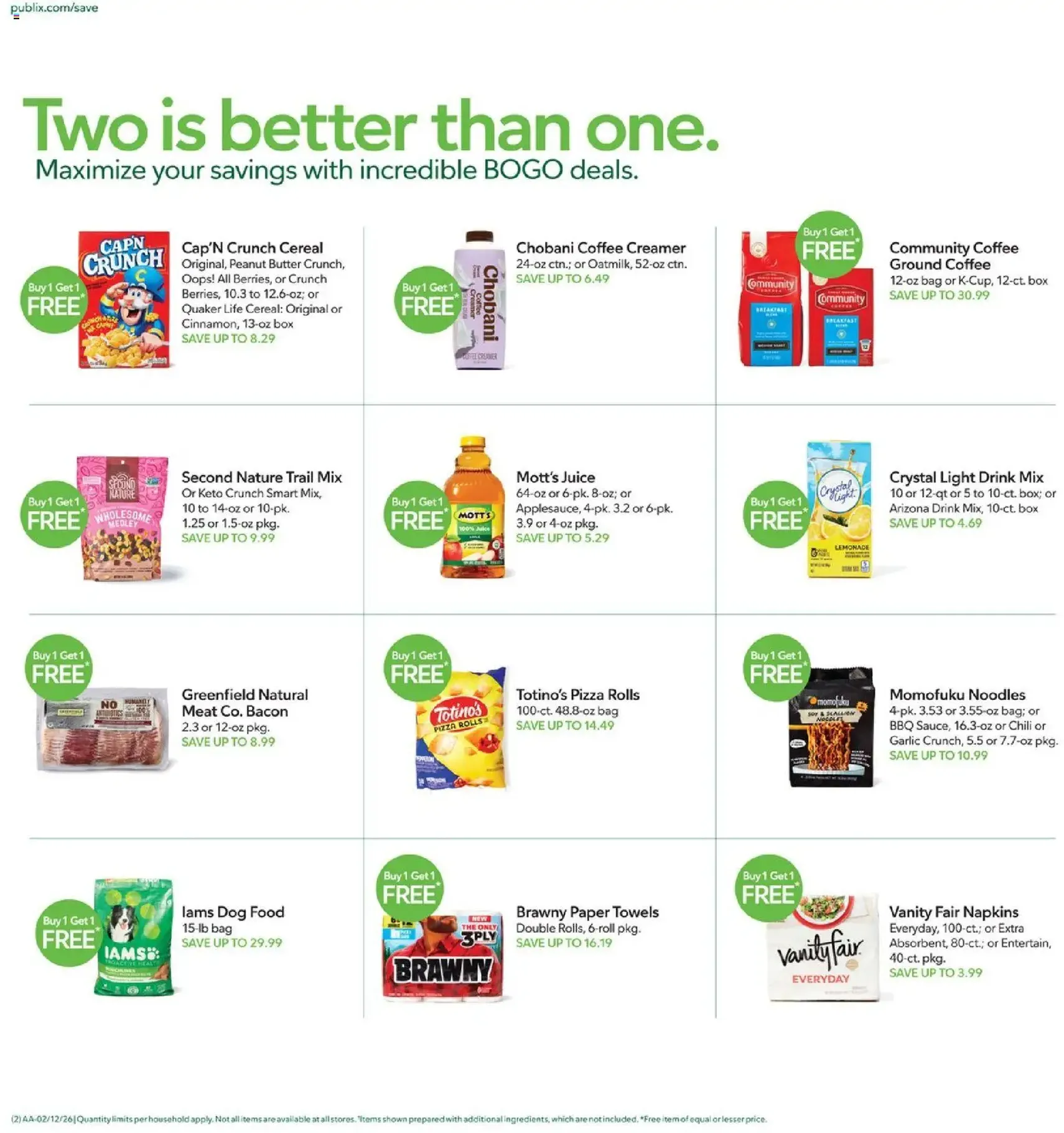 Publix Weekly Ad - valid flyer from 02/11/2026, page 2 of 21