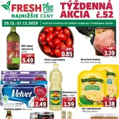 Fresh leták - náhľad letáku platný od 25.12.2025