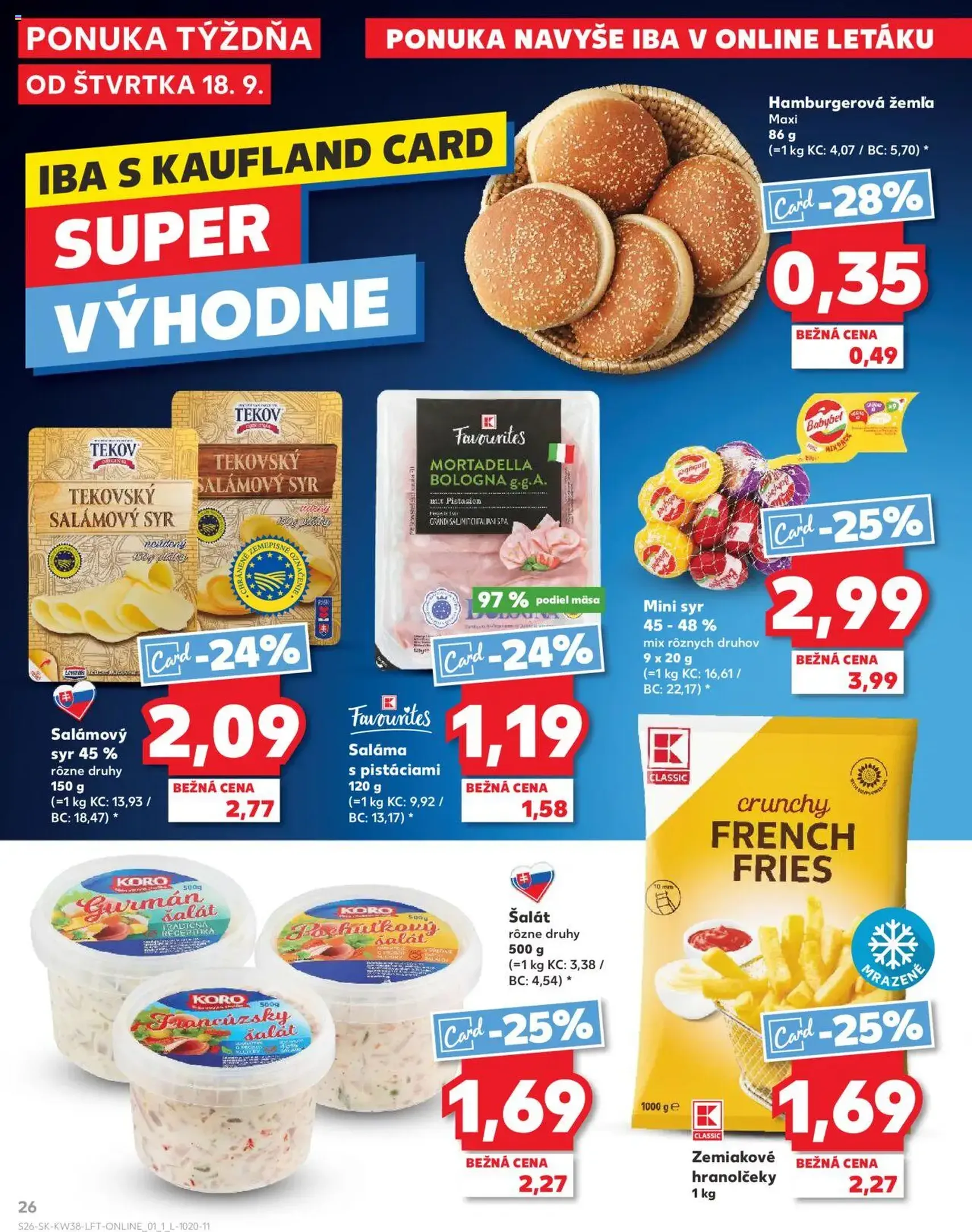 Kaufland Bratislava-Avion - platný leták od 18.09.2025 strana 26 z 76