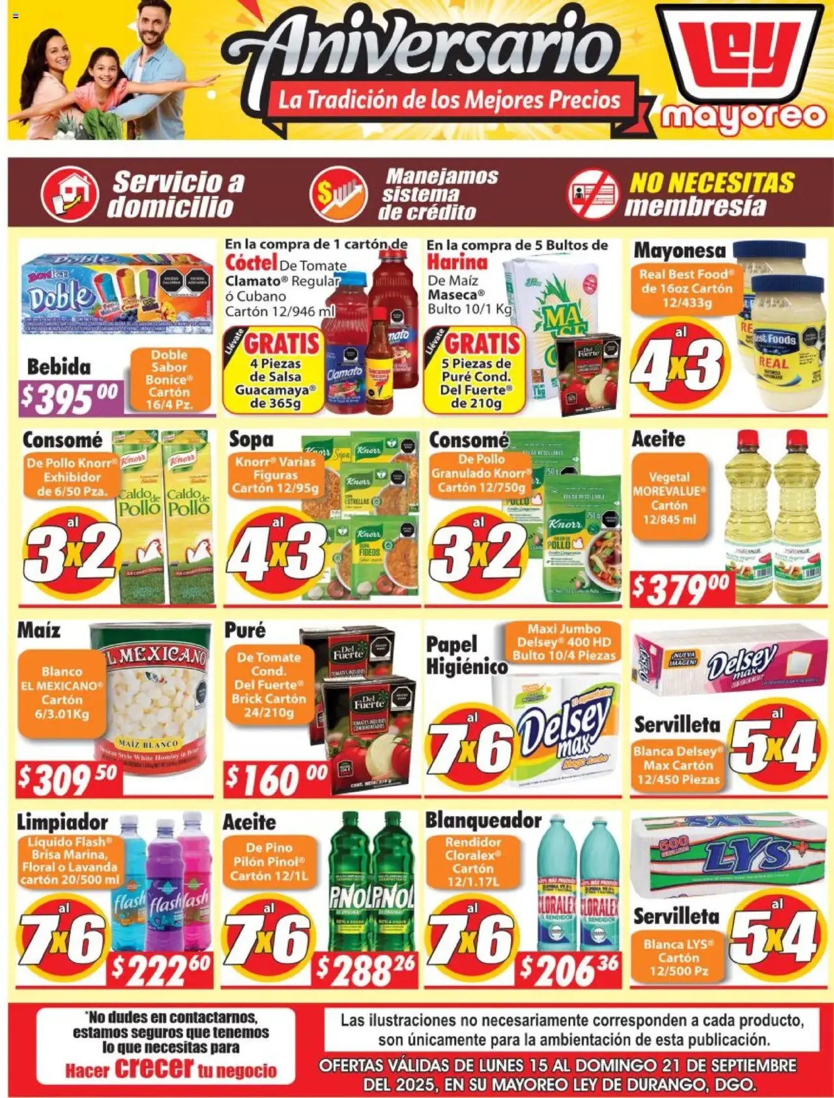 Casa Ley - Folleto Mayoreo - folleto válido desde 15/09/2025 página 2 de 6 Casa Ley - Folleto Mayoreo - folleto válido desde 15/09/2025 página 2 de 6