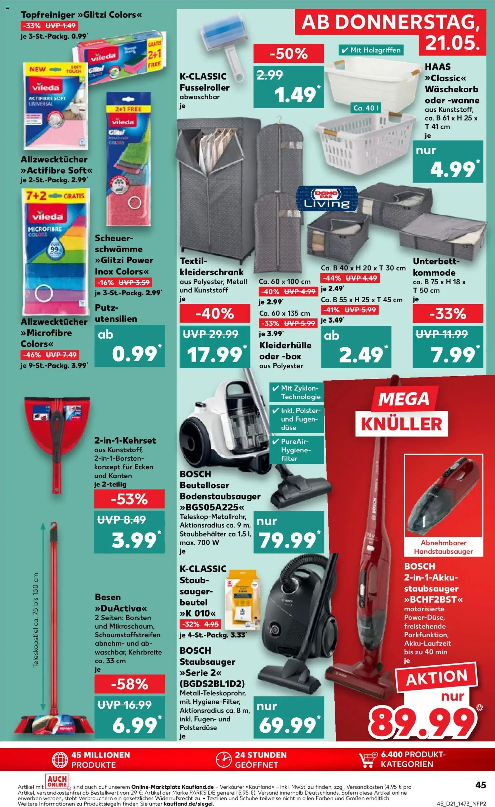 Kaufland Prospekt - Gültiger Prospekt ab 21.05.2026, Seite 45 von insgesamt 58