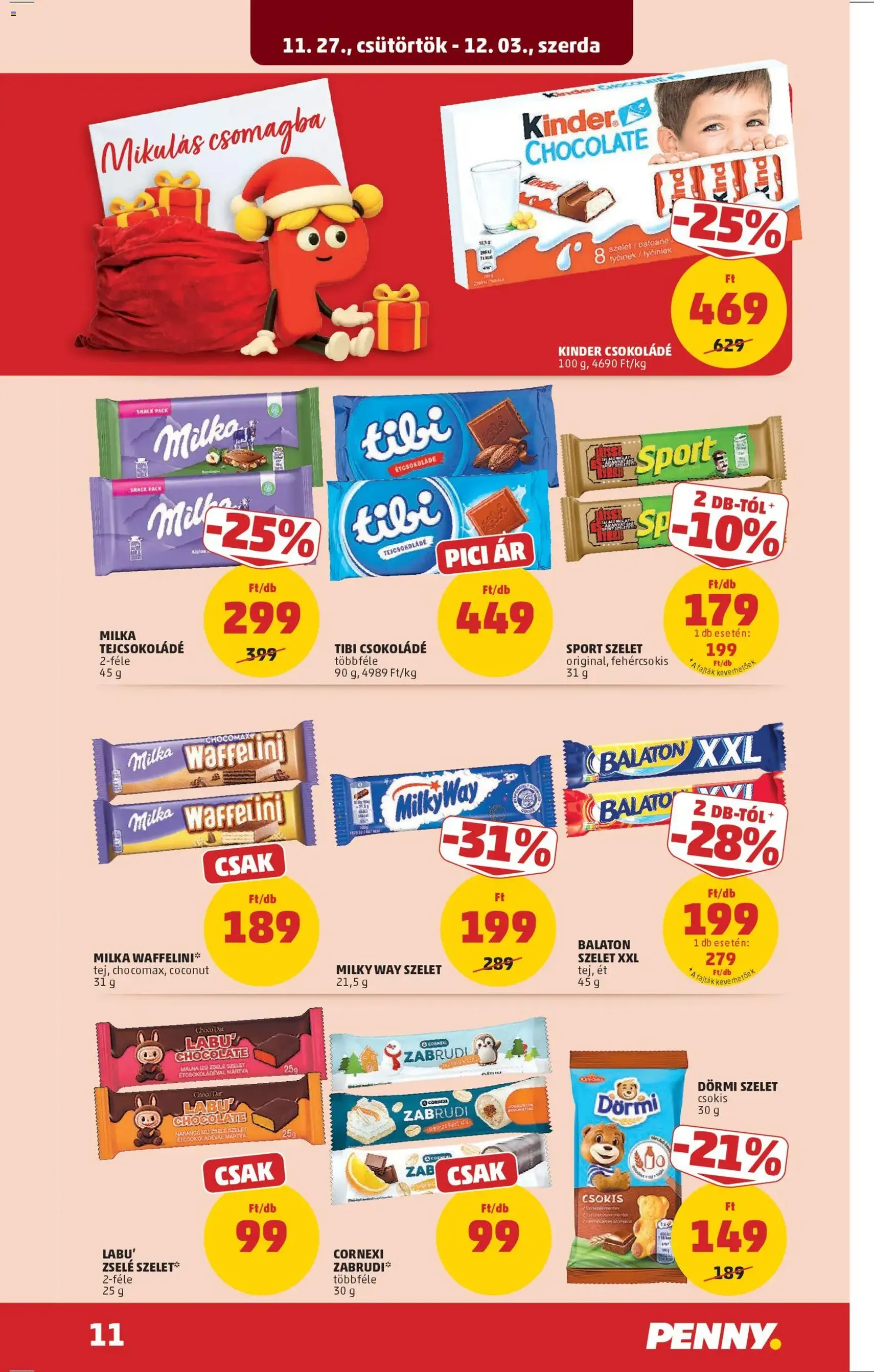 PENNY Akciós újság - 2025.11.27. érvényes szórólap 15 oldal 46 oldalból