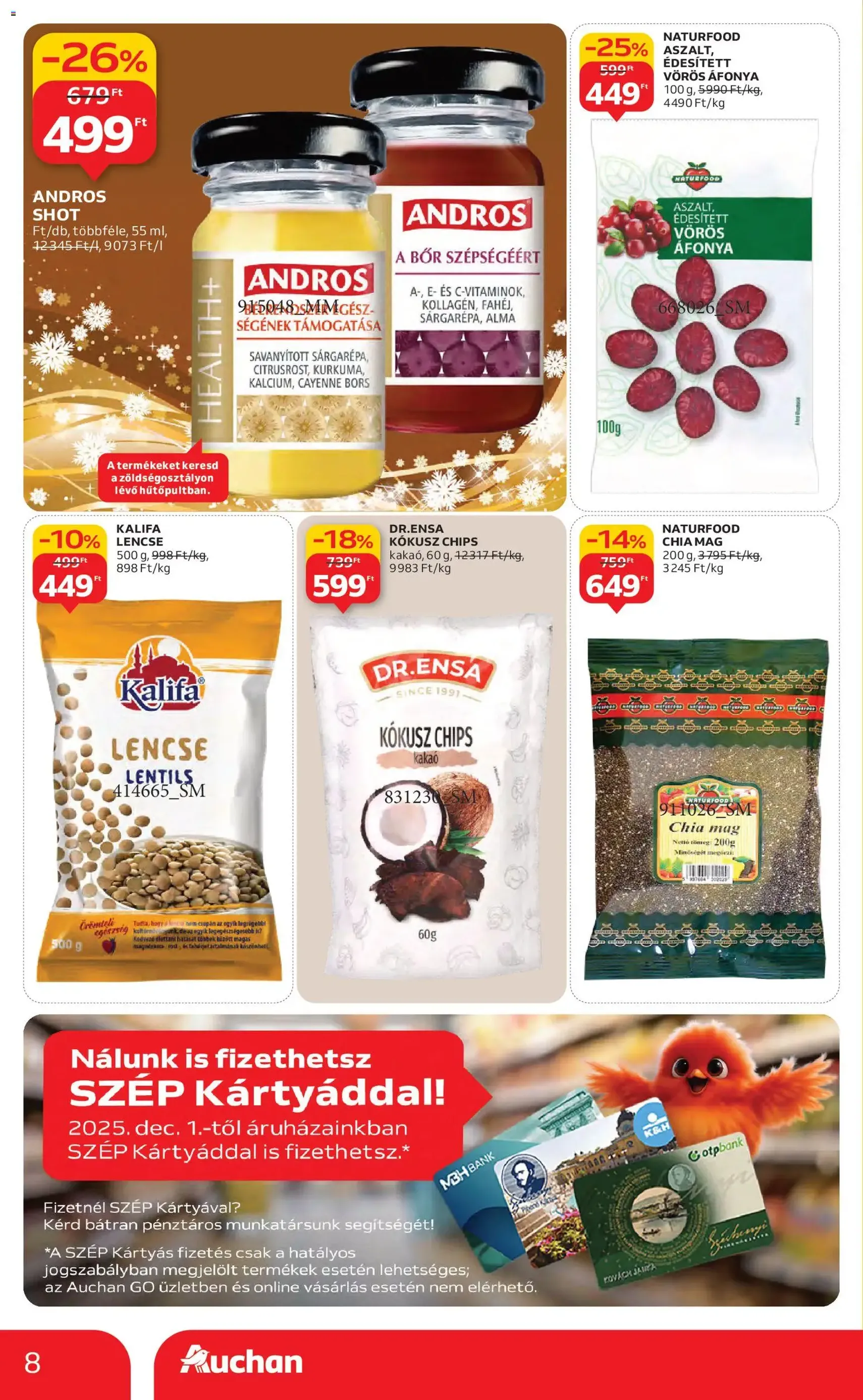 Auchan Akciós újság - 2025.11.27. érvényes szórólap 8 oldal 82 oldalból