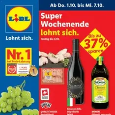 Lidl aktionen - Prospekt Vorschau gültig ab 01.10.2026