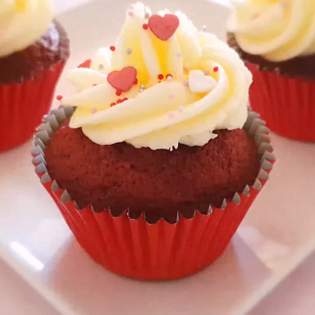 Recipe preview Homemade Red Velvet Valentine's cupcakes recipe