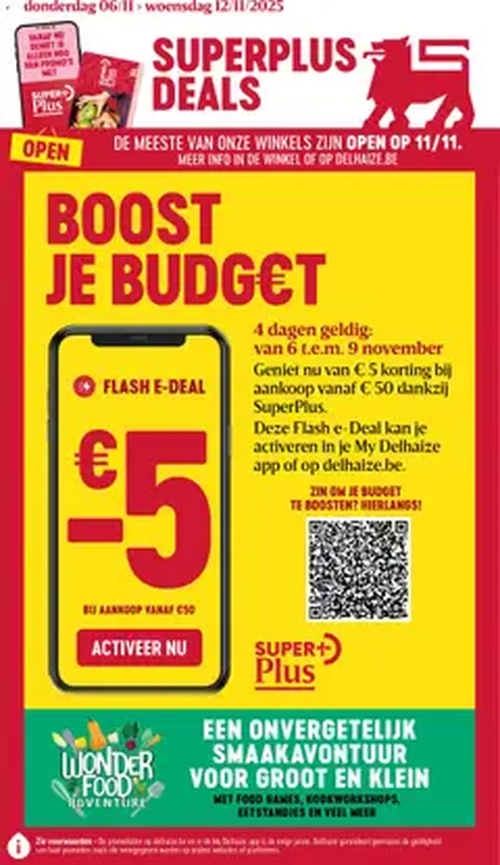 Delhaize folder semaine 45 - geldige folder vanaf 06/11/2025 pagina 1 van 1