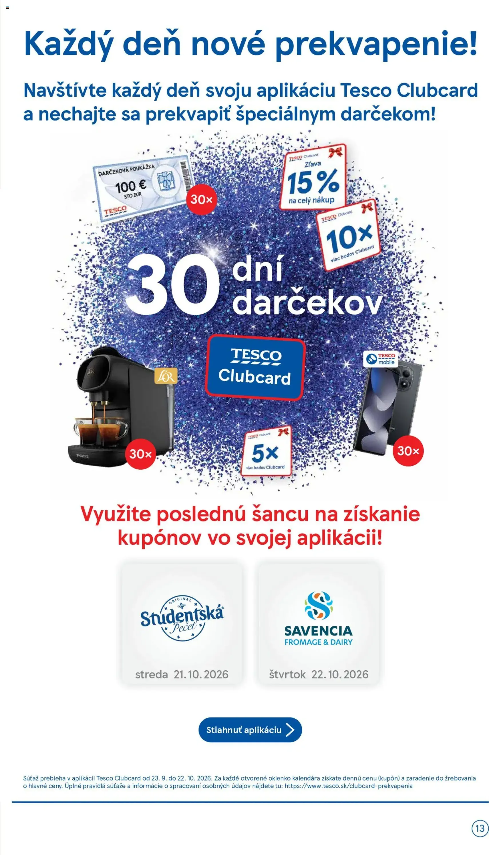 Tesco Hypermarket - leták - platný leták od 21.10.2026 strana 13 z 42