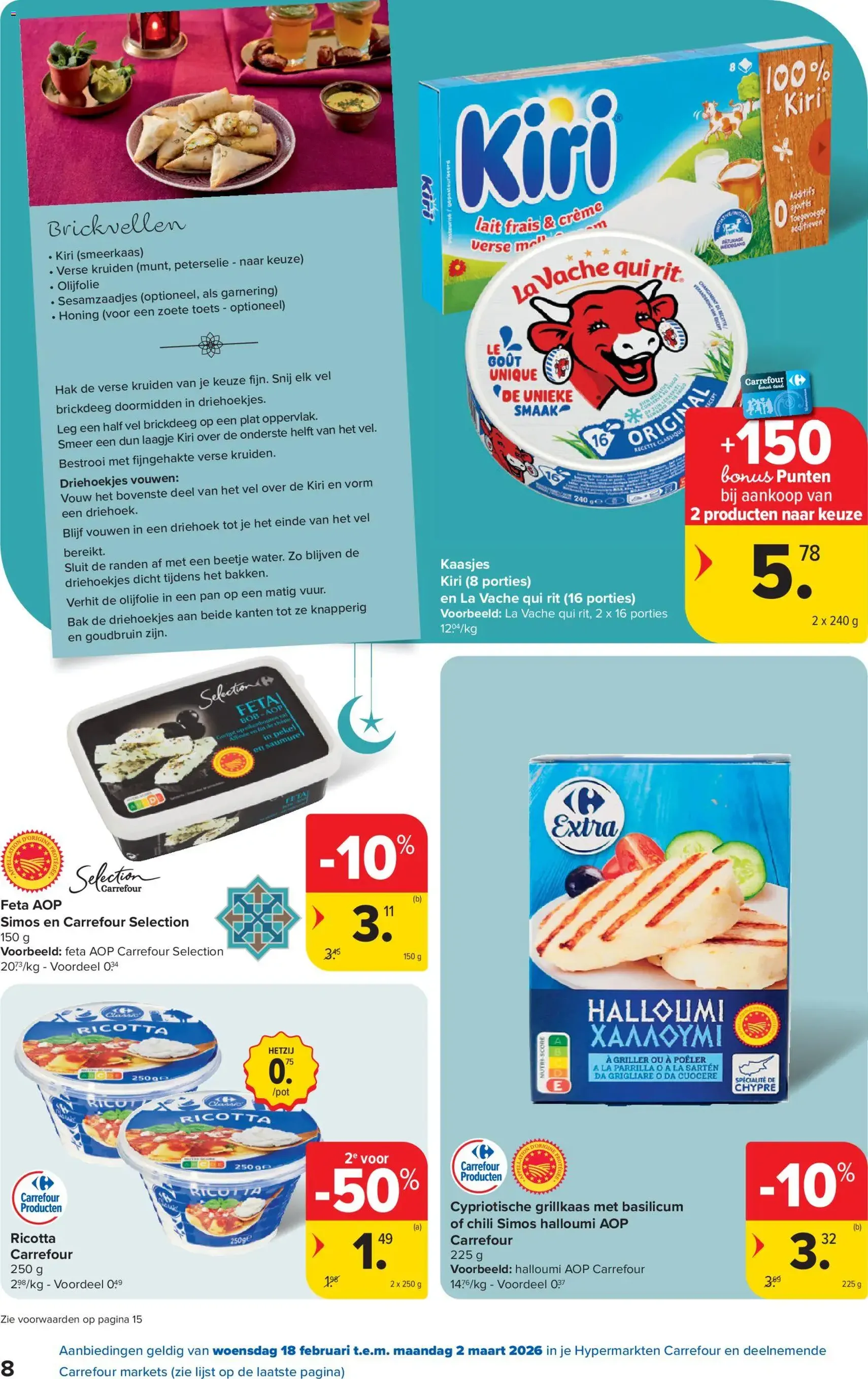 Carrefour folder week 8 - geldige folder vanaf 18/02/2026 pagina 8 van 16