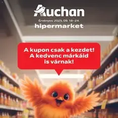 Auchan Akciós újság - szórólap előnézete érvényes 2025.09.18. -tól