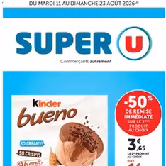 Super U catalogue - Prévisualisation du catalogue valable à partir du 11/08/2026