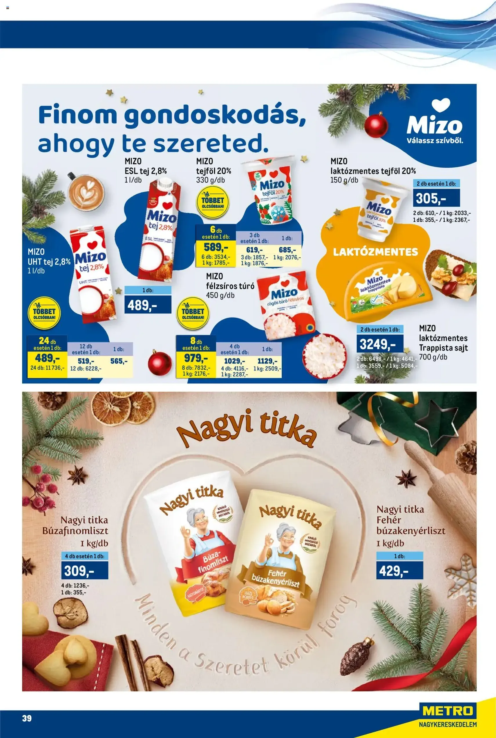 Metro Akciós újság - 2025.12.01. érvényes szórólap 39 oldal 40 oldalból