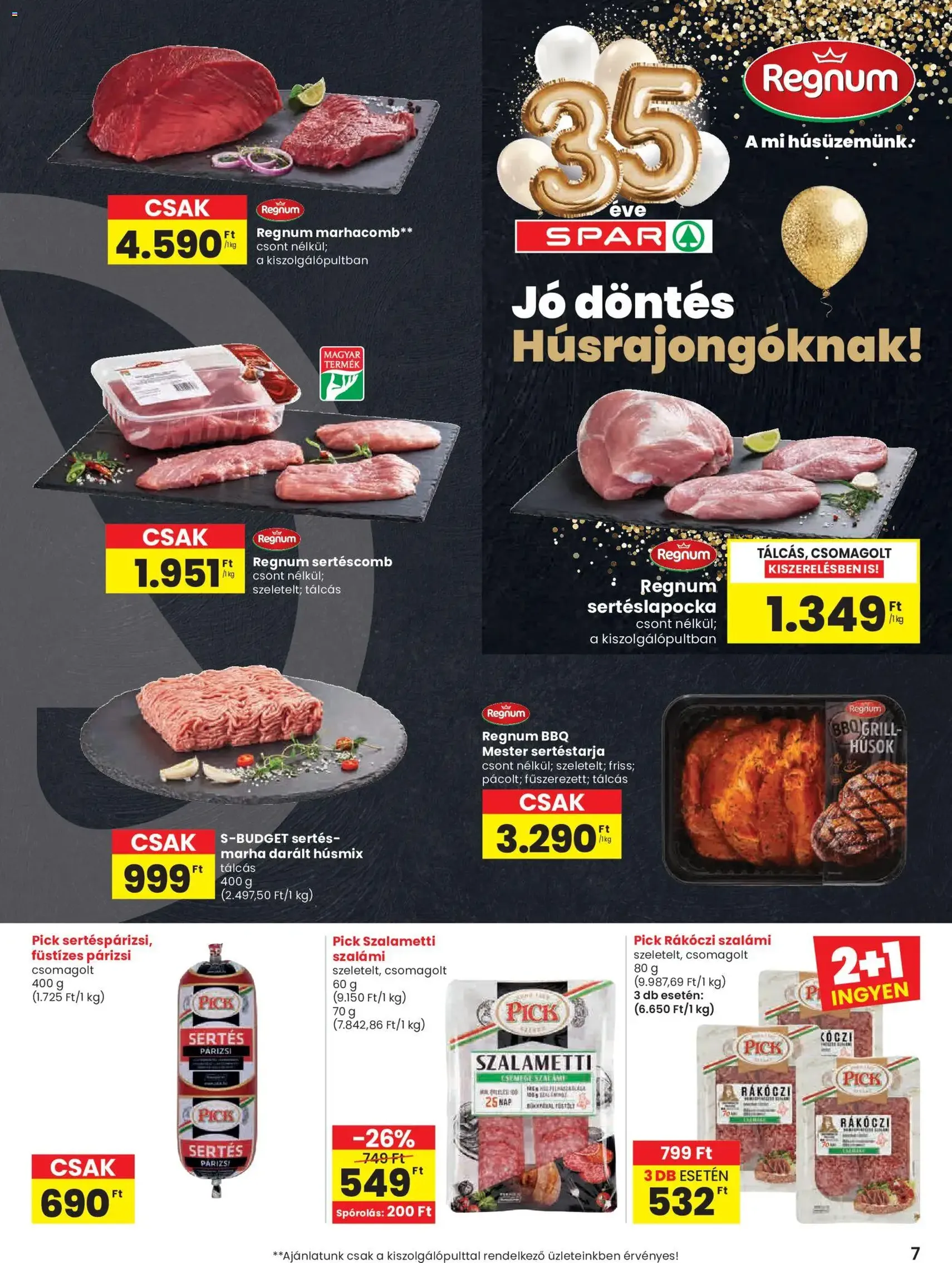 Spar akciós újság - 2026.05.28. érvényes szórólap 7 oldal 20 oldalból