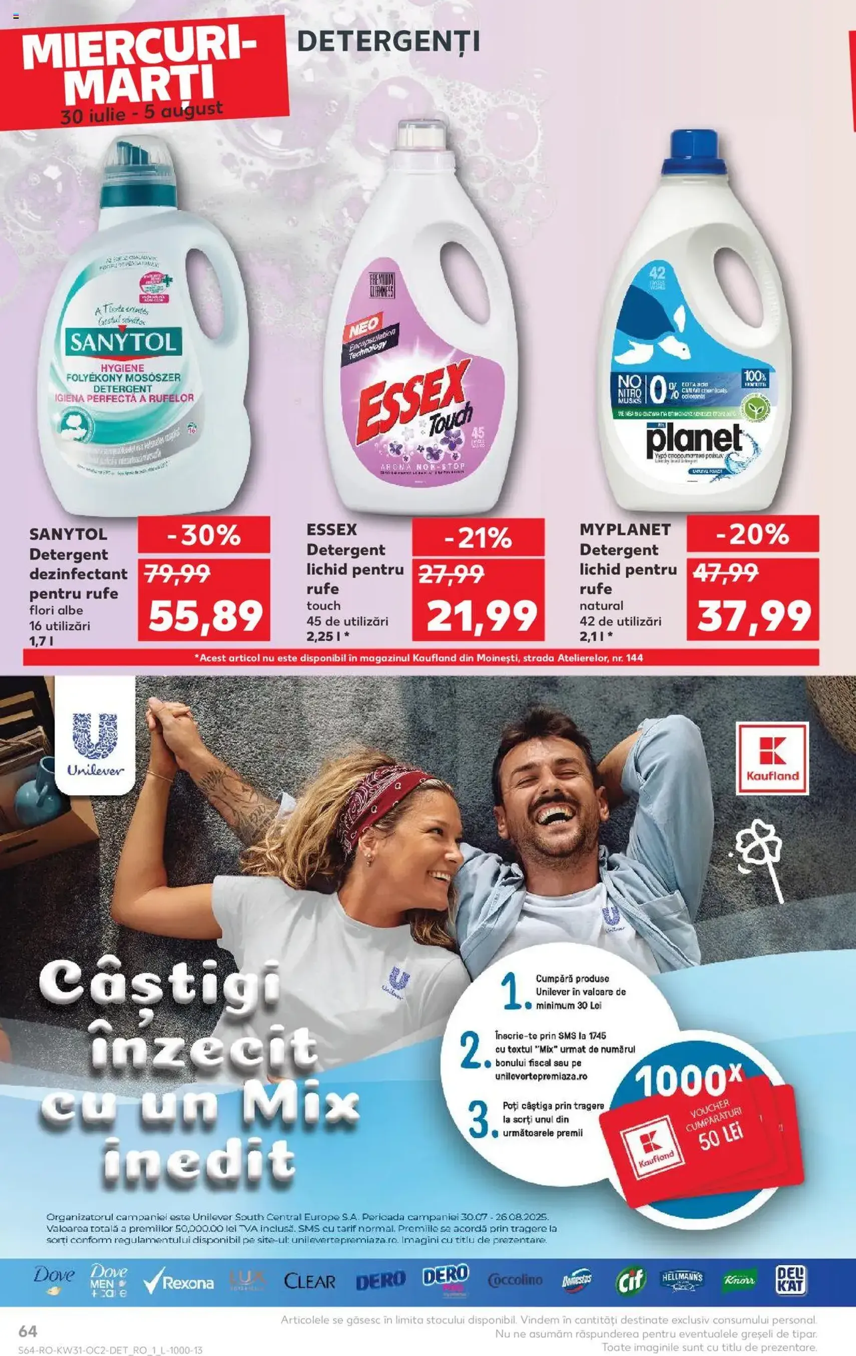 Kaufland RO - București - 2025.07.30. érvényes szórólap 64 oldal 68 oldalból Kaufland RO - București - 2025.07.30. érvényes szórólap 64 oldal 68 oldalból