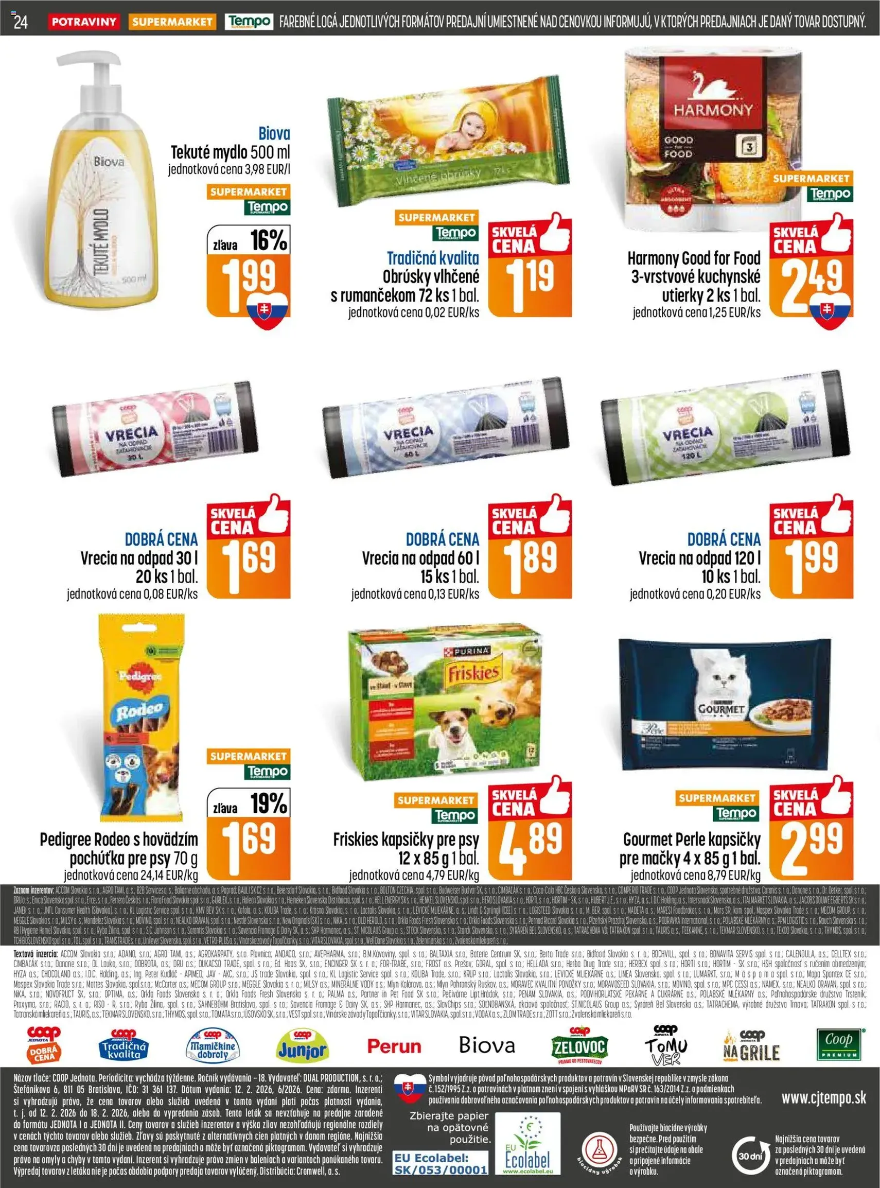 COOP Jednota leták - platný leták od 12.02.2026 strana 24 z 28
