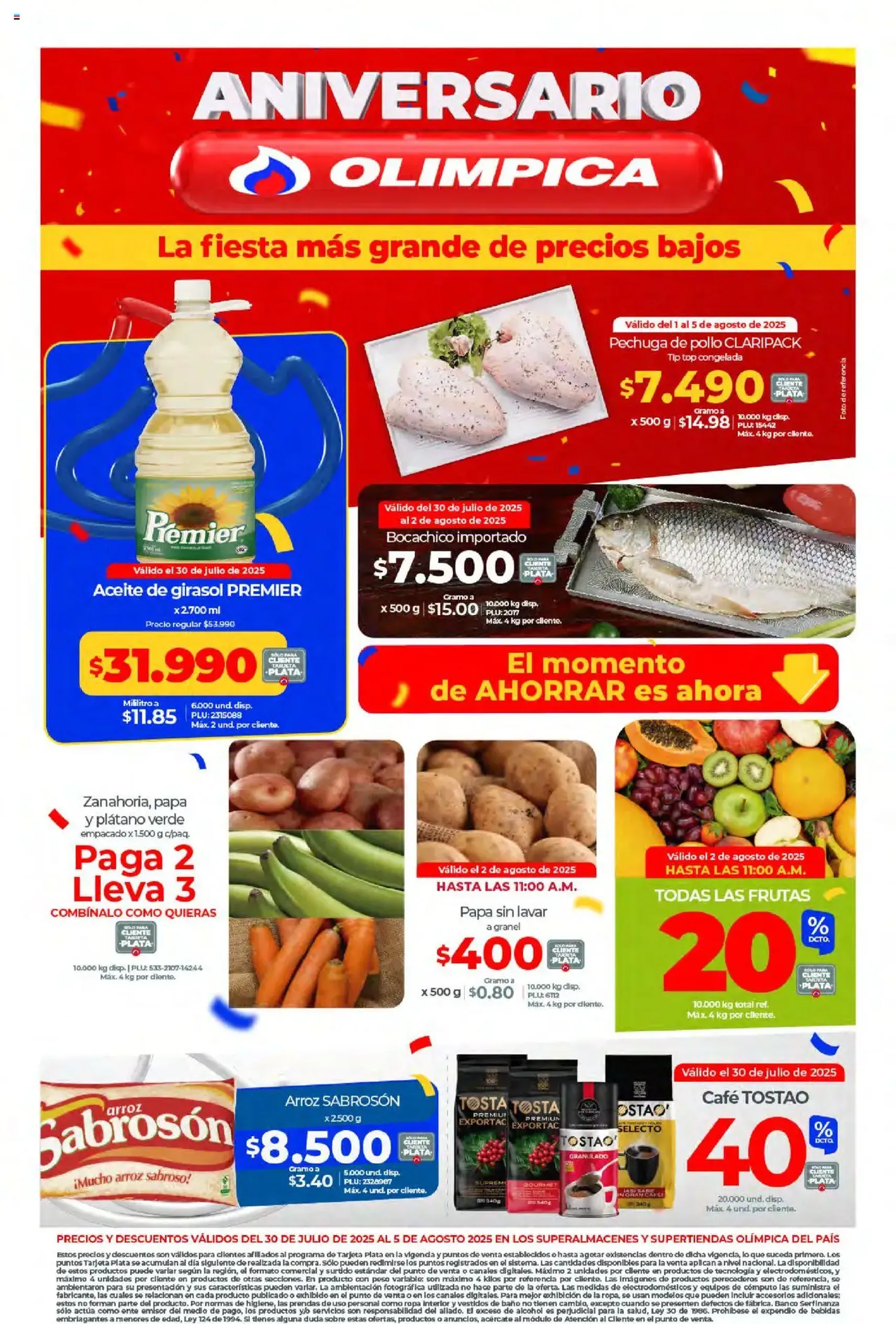 Olímpica - Catálogo - folleto válido desde 30/07/2025 página 1 de 8 Olímpica - Catálogo - folleto válido desde 30/07/2025 página 1 de 8