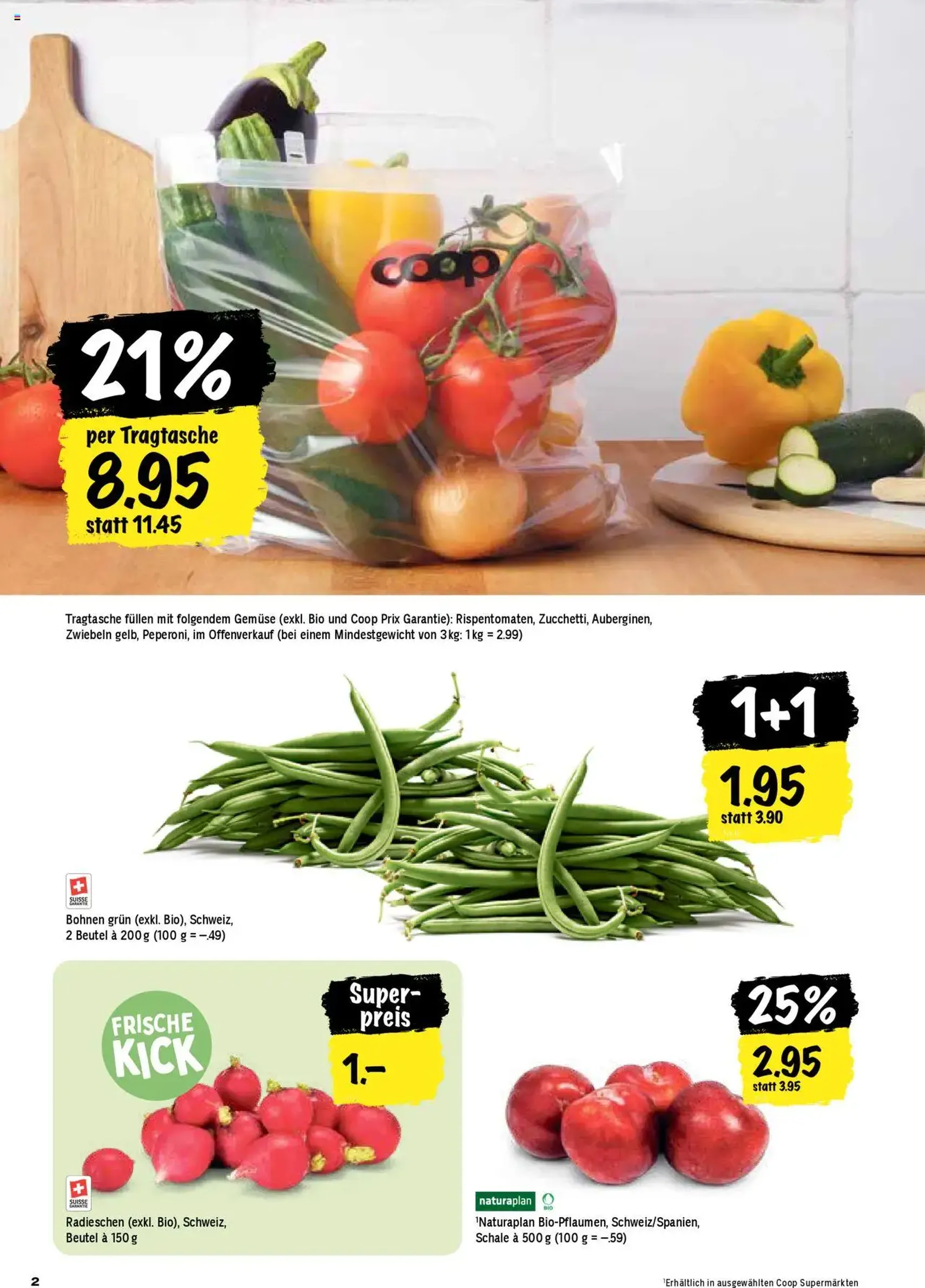 Coop Aktionen - Gültiger Prospekt ab 11.09.2025, Seite 2 von insgesamt 24 Coop Aktionen - Gültiger Prospekt ab 11.09.2025, Seite 2 von insgesamt 24