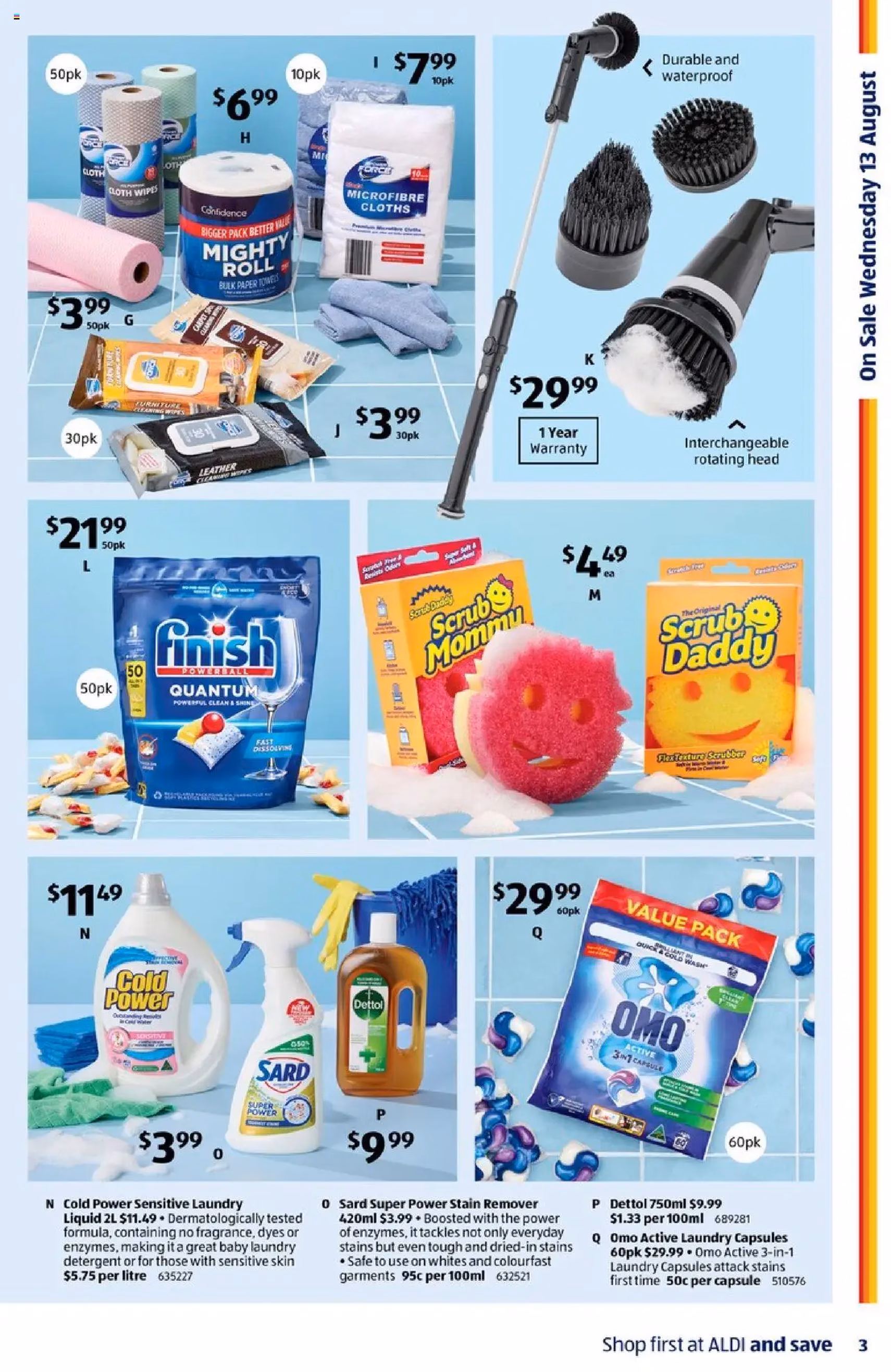 Catalogue Aldi - valid flyer from 13/08/2025, page 3 of 24 Catalogue Aldi - valid flyer from 13/08/2025, page 3 of 24
