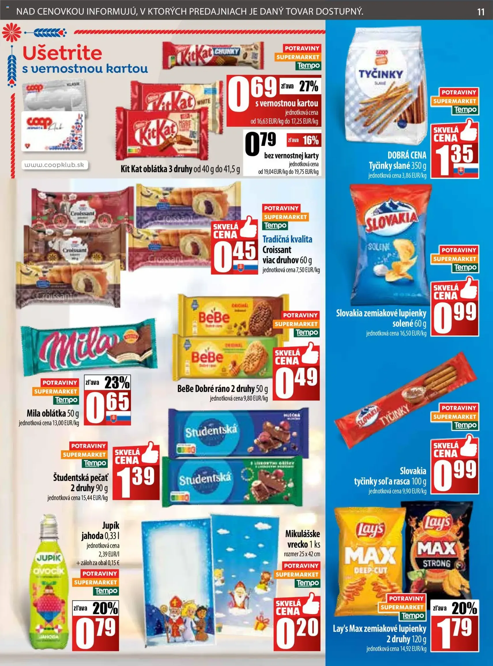 COOP Jednota leták - platný leták od 20.11.2025 strana 11 z 32