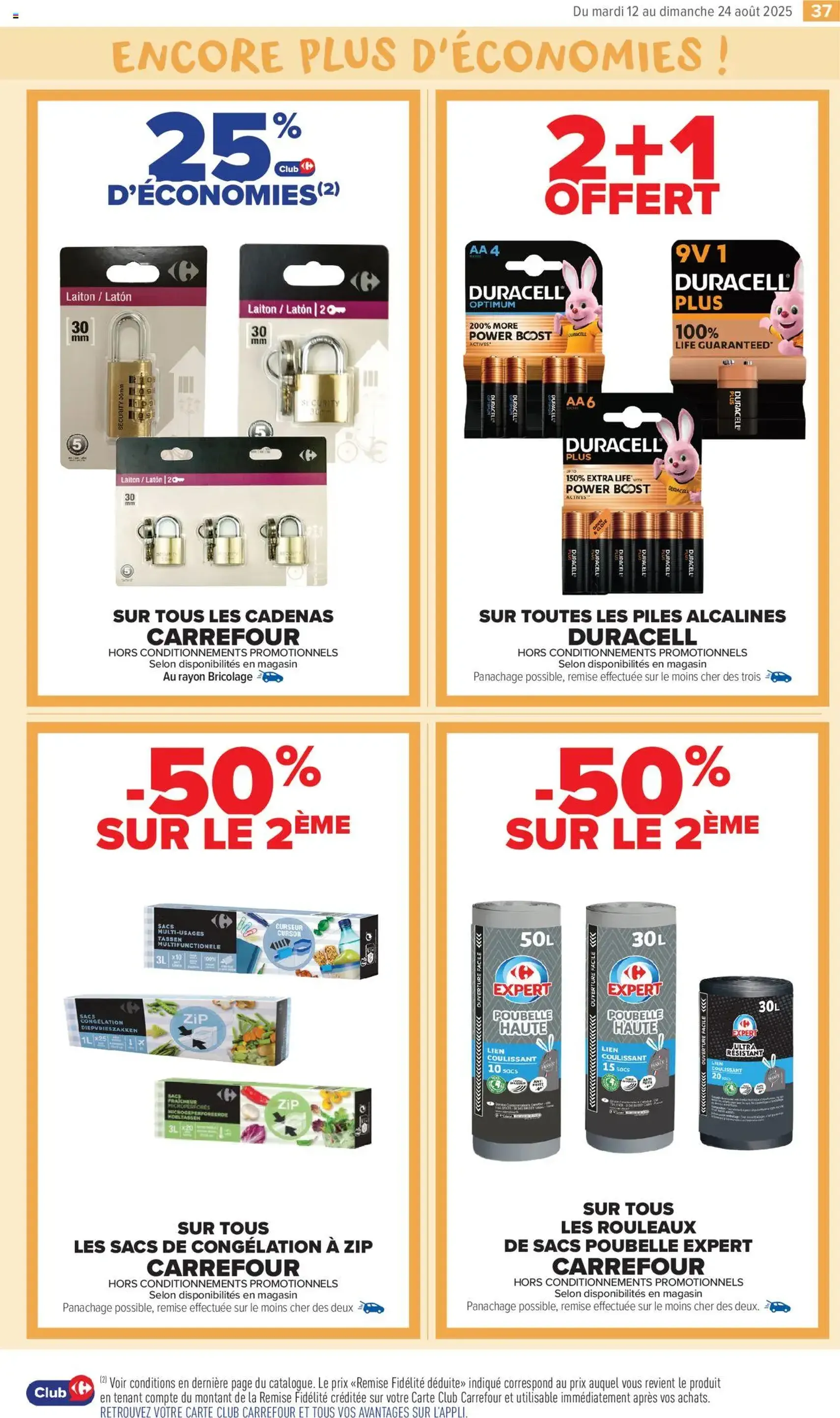 Carrefour Market catalogue semaine 33 - brochure valable à partir du 12/08/2025, page 39 sur 44