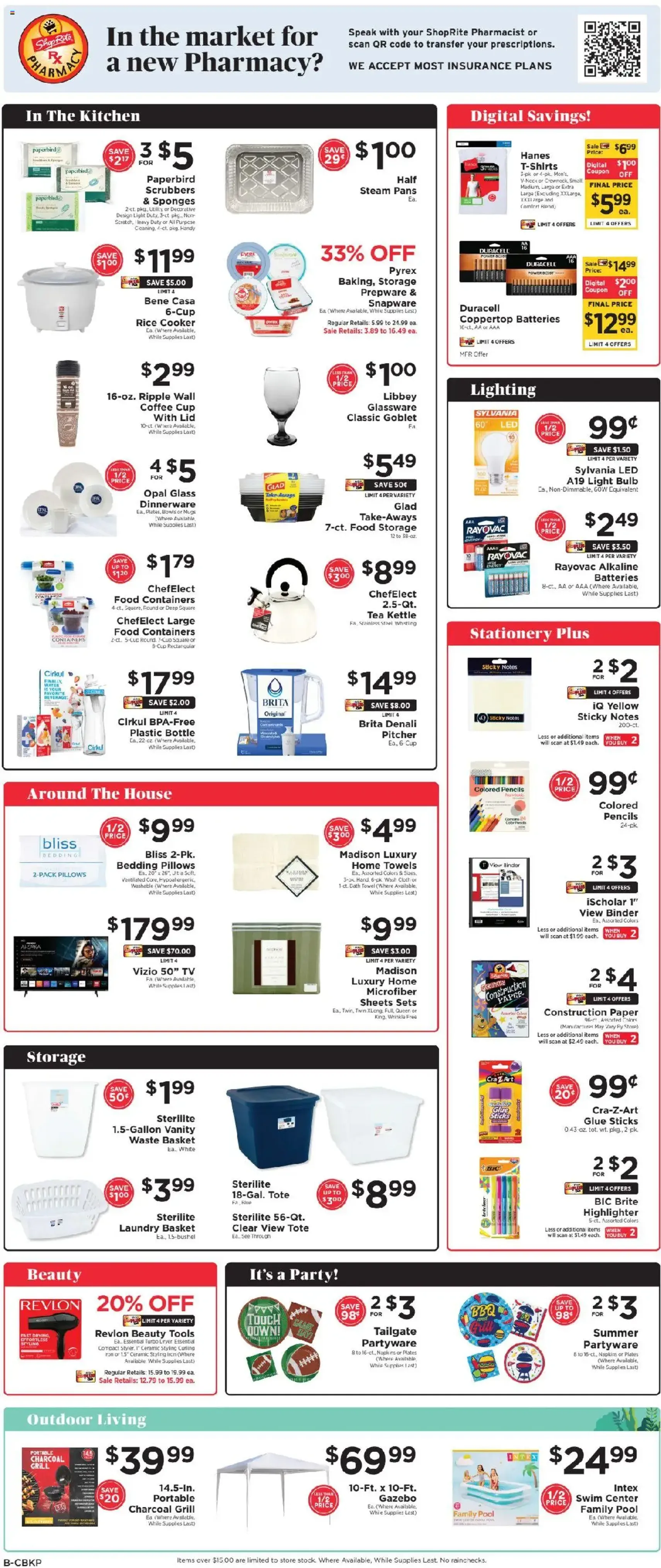 ShopRite Weekly Ad - valid flyer from 07/31/2025, page 12 of 12 ShopRite Weekly Ad - valid flyer from 07/31/2025, page 12 of 12