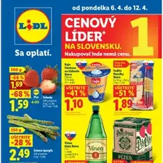 Lidl leták - náhľad letáku platný od 06.04.2026